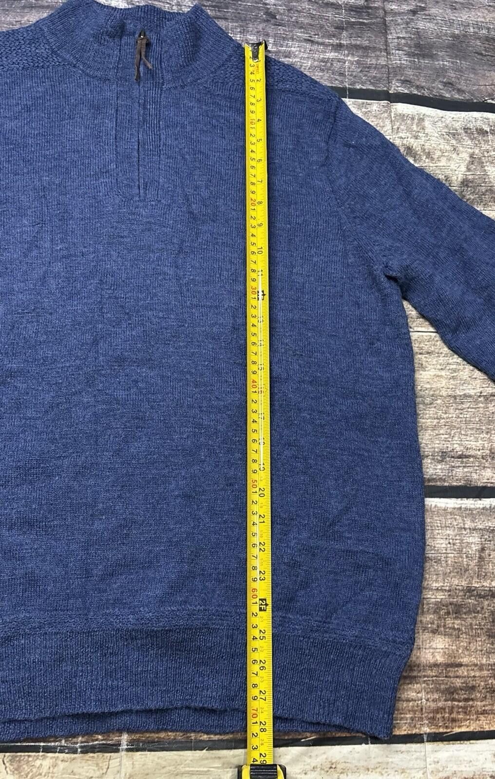 J.Crew J Crew Sweater Mens Large Merino Wool Suede Leather Patches Size US L / EU 52-54 / 3 - 9 Thumbnail