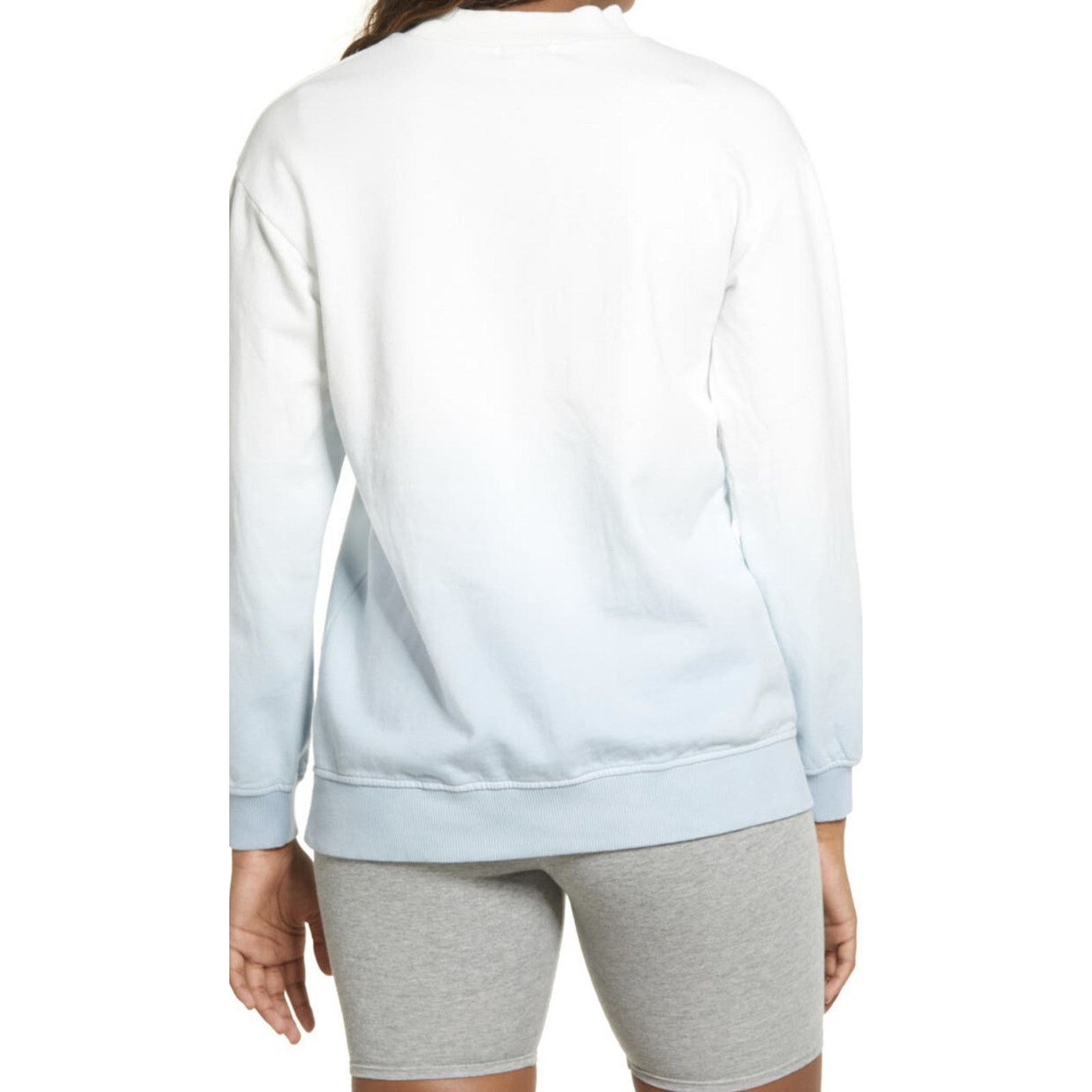BP. BP Dip Dye Crewneck Cotton Blend Sweatshirt women M A003131 Size M / US 6-8 / IT 42-44 - 2 Thumbnail