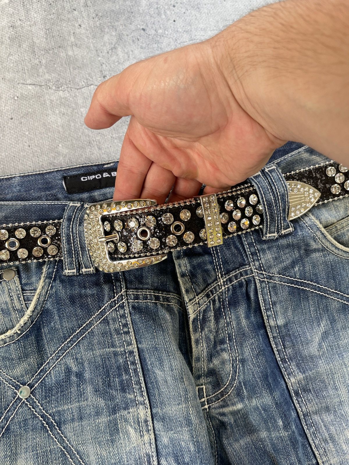 Other Vintage BB Style Crystal Y2K Belt Retro 90s Size ONE SIZE - 11 Thumbnail