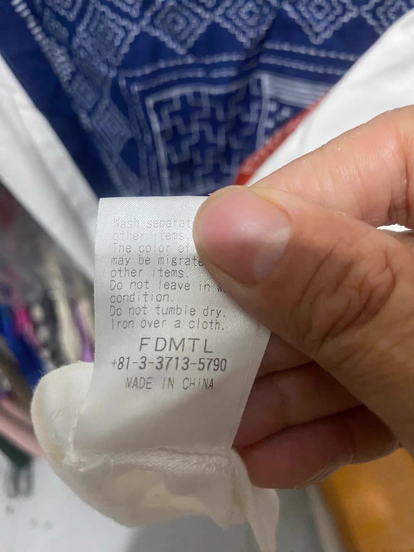 FDMTL FDMTL Bandana T-Shirt K10 Size US M / EU 48-50 / 2 - 5 Thumbnail