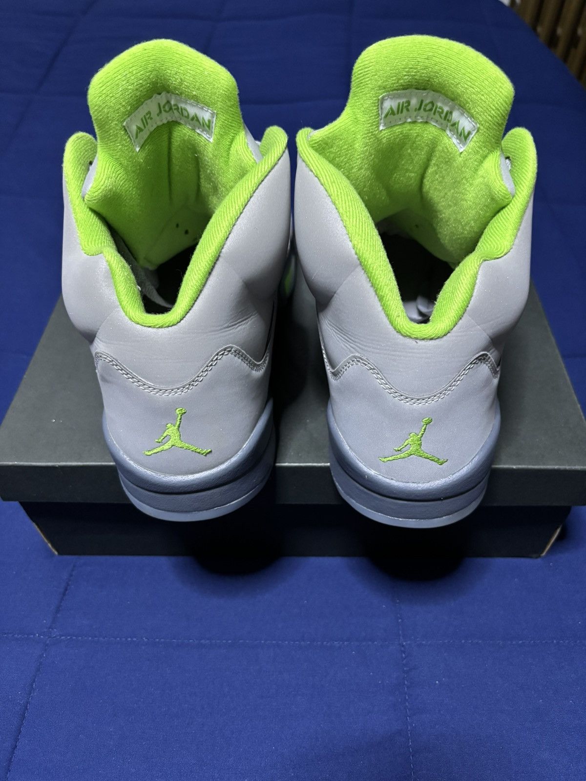 Jordan Brand Jordan 5 Retro Green Bean 2022 Size 12.5 Size US 12.5 / EU 45-46 - 4 Thumbnail