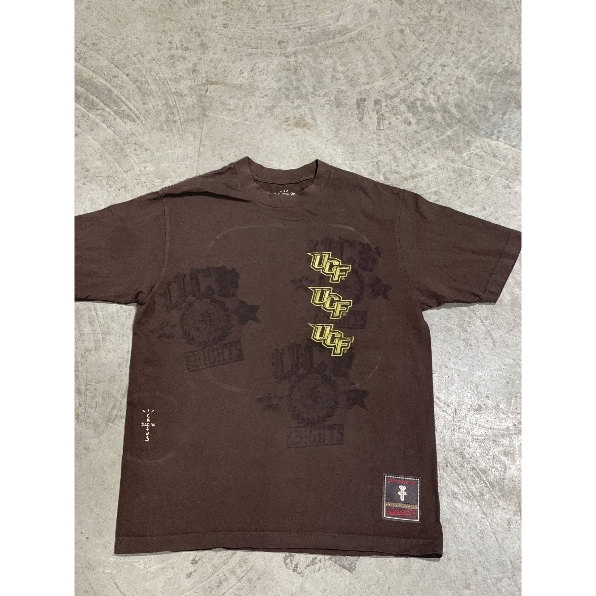 Travis Scott TRAVIS SCOTT CACTUS JACK x MITCHELL & NESS x UCF TEE M Size US M / EU 48-50 / 2 - 1 Thumbnail