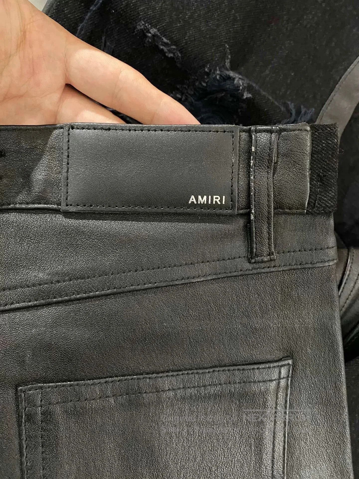 Amiri amiri women's leather pants with tags. Size 26" / US 2 / IT 38 - 5 Thumbnail