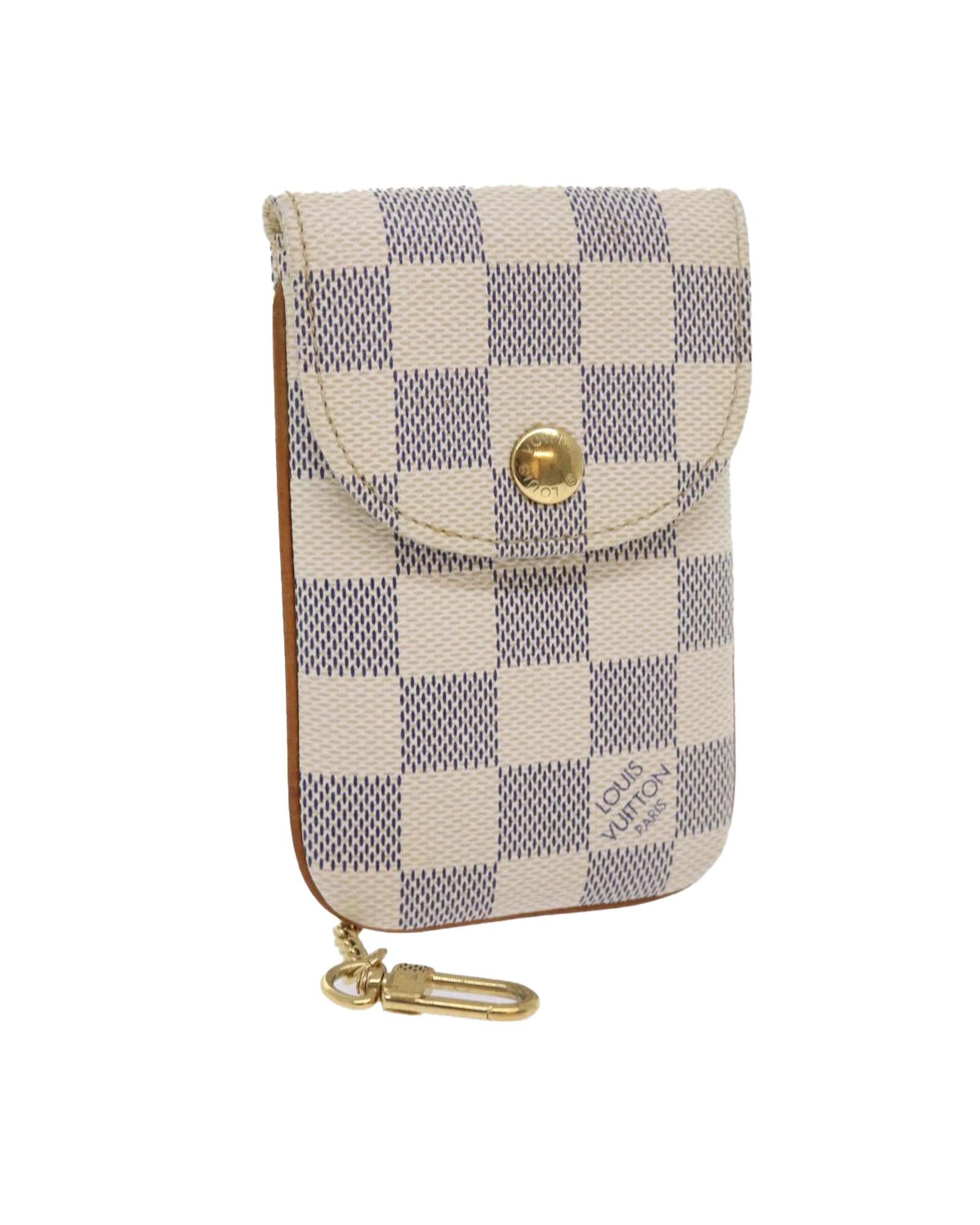 image of Louis Vuitton Damier Azur Cell Phone Case, Women's