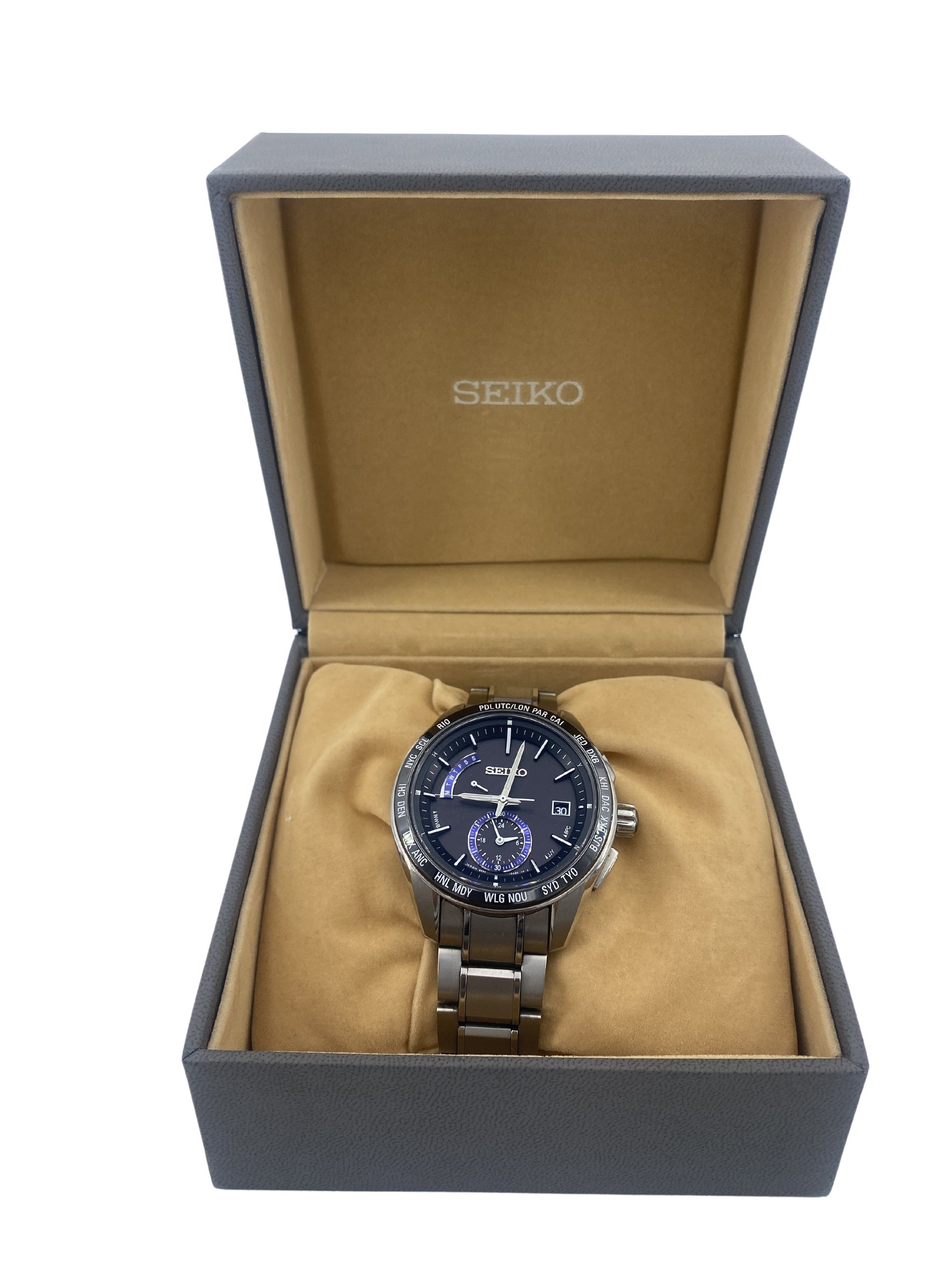 image of Seiko Gps Solar Watch in Silver, Men's