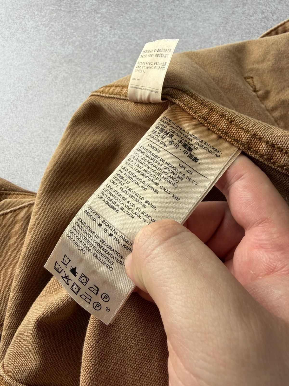 Levi's Levi's Engineers Chore Work Distressed Feded Canvas Jacket Size US L / EU 52-54 / 3 - 22 Thumbnail