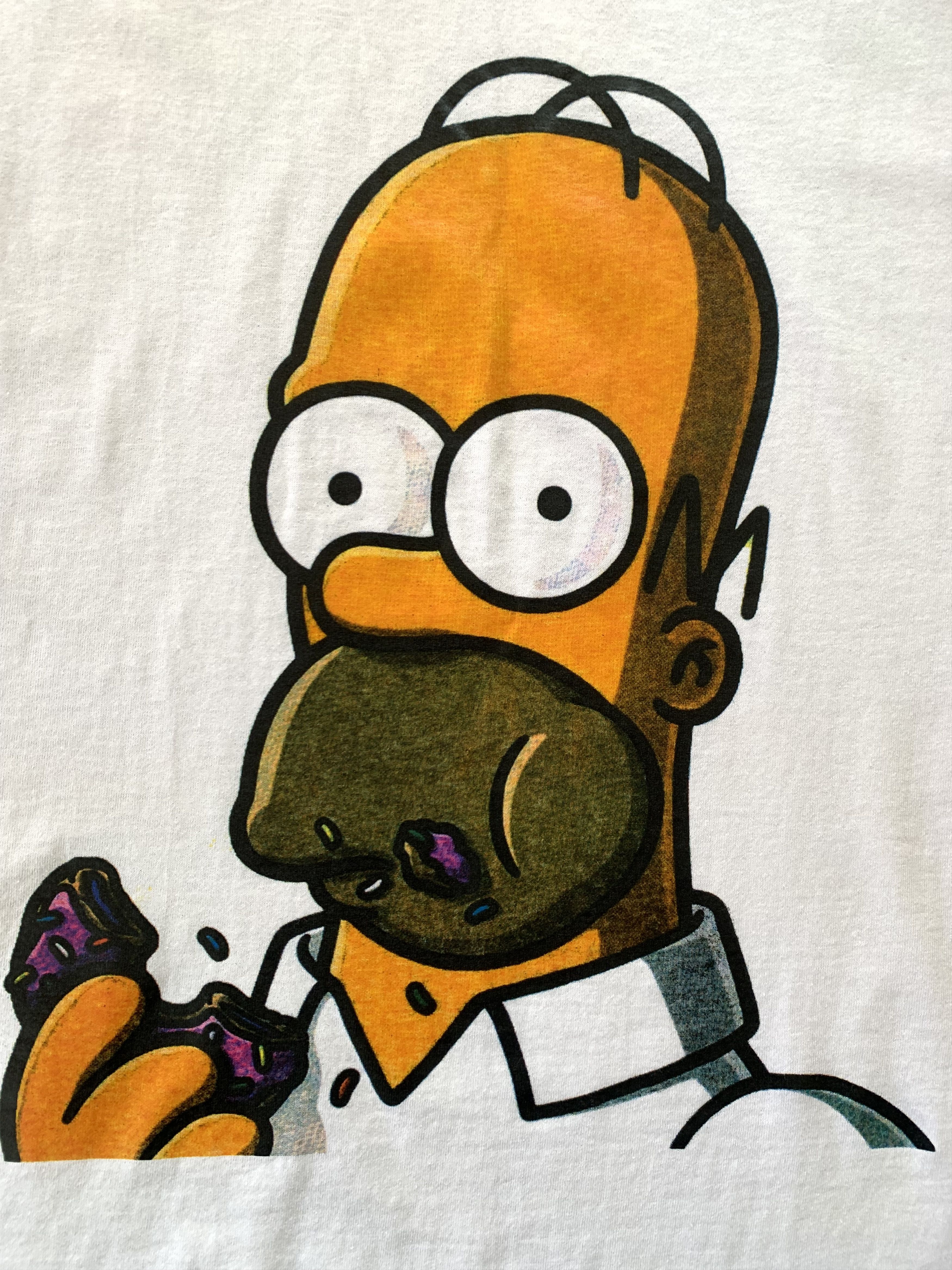 Fruit Of The Loom × The Simpsons Vintage Homer Simpson Big Logo T-Shirt Size US XL / EU 56 / 4 - 5 Thumbnail