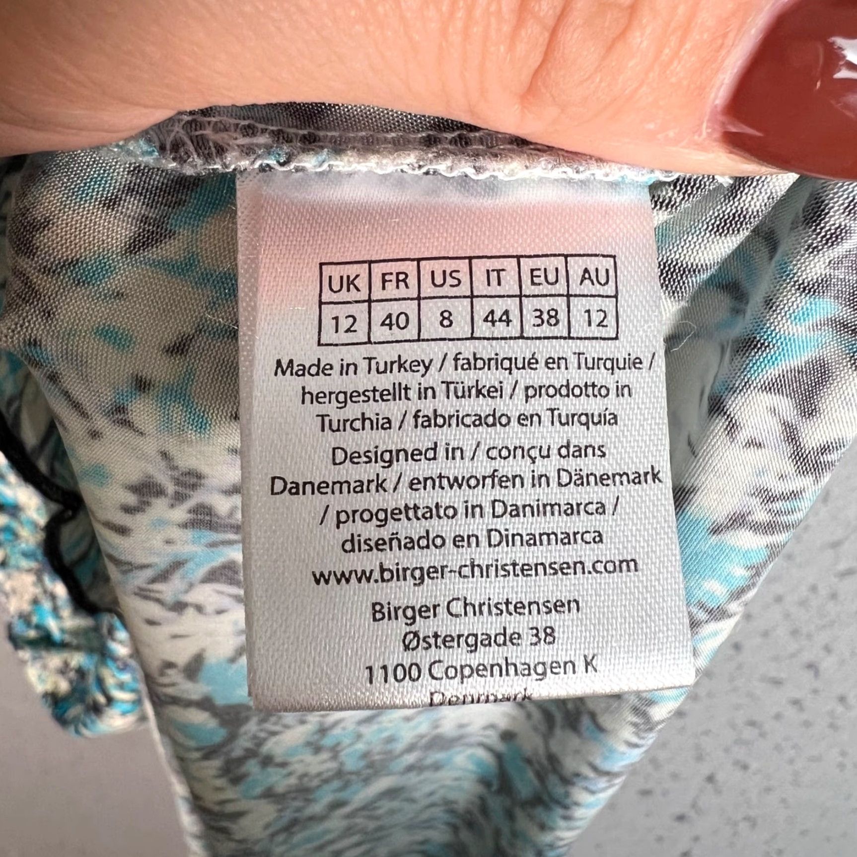 Vintage Rotate Birger Christensen Floral Midi Dress Size 8 Keyhole Detail Long Sleeves Size M / US 6-8 / IT 42-44 - 4 Thumbnail