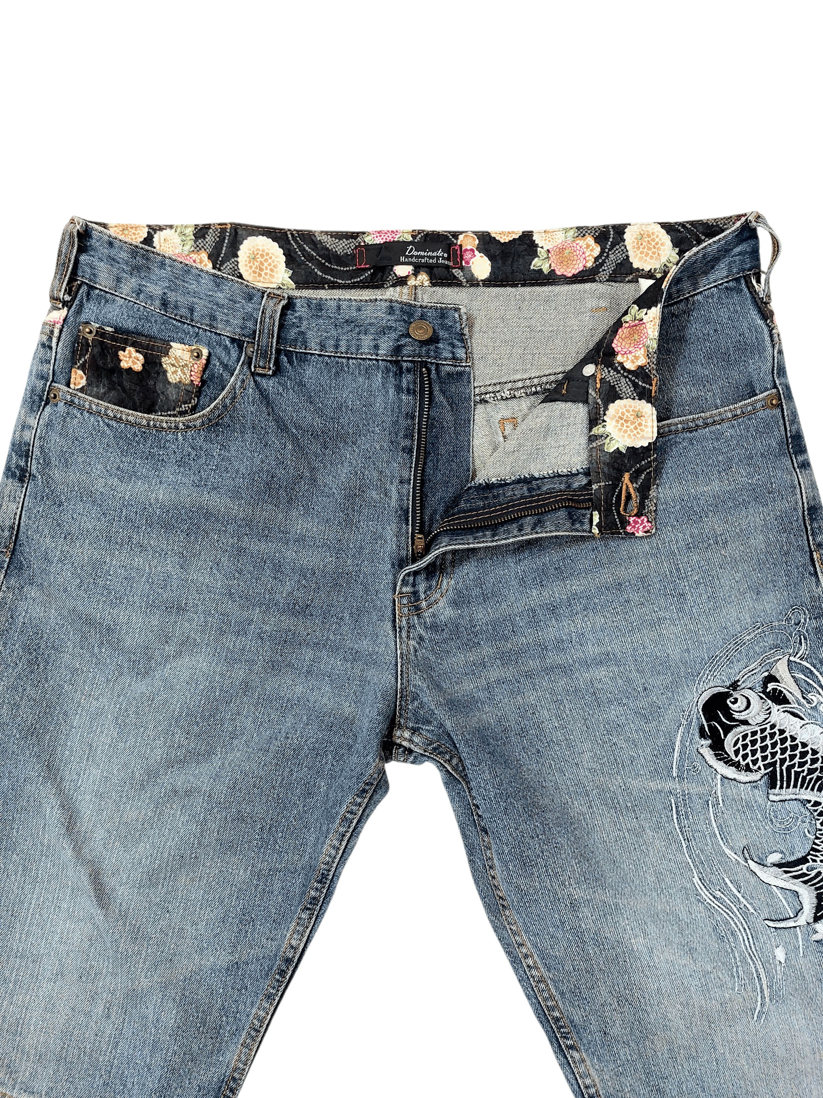 Karakuri Tamashi Style Dominate Sukajan Koi Fish Embroidered