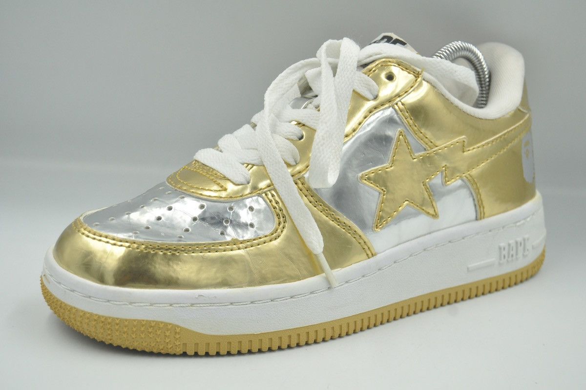 Bape Bape - 2009 - Baby Milo Patent Leather Bapesta Size US 5 / EU 37 - 6 Thumbnail