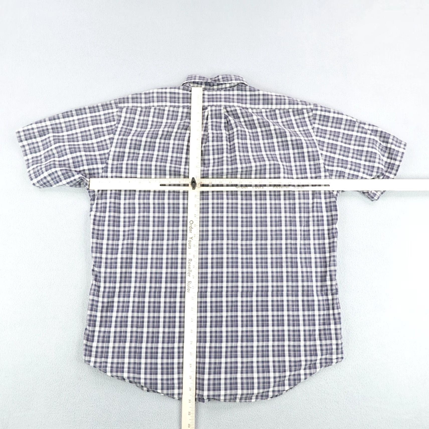 Ralph Lauren VINTAGE Ralph Lauren Shirt Mens L Blue Plaid Blake Pony Logo Button Up Size US L / EU 52-54 / 3 - 6 Thumbnail