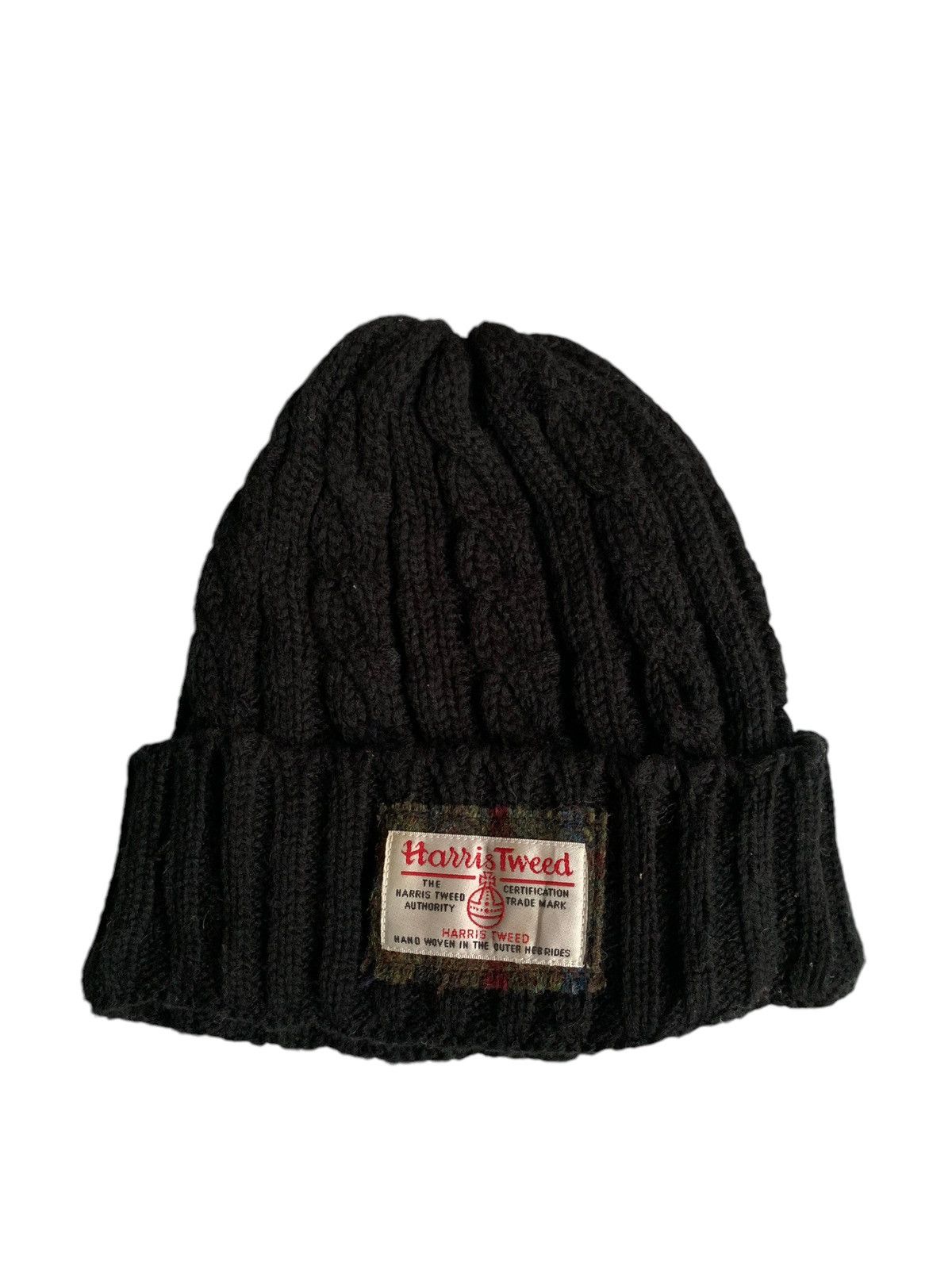 Japanese Brand × Kapital × Vintage Harris Tweed Knitted Beanie Hats Size ONE SIZE - 3 Thumbnail