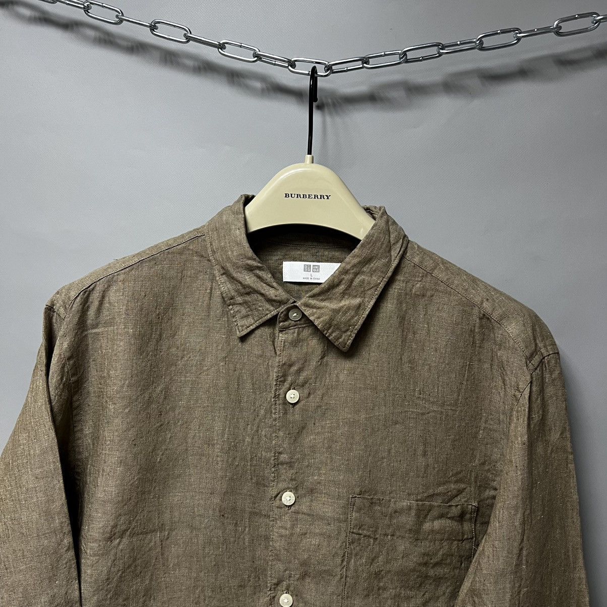 Japanese Brand × Uniqlo Uniqlo 100% Linen Shirt men’s Size US L / EU 52-54 / 3 - 5 Thumbnail