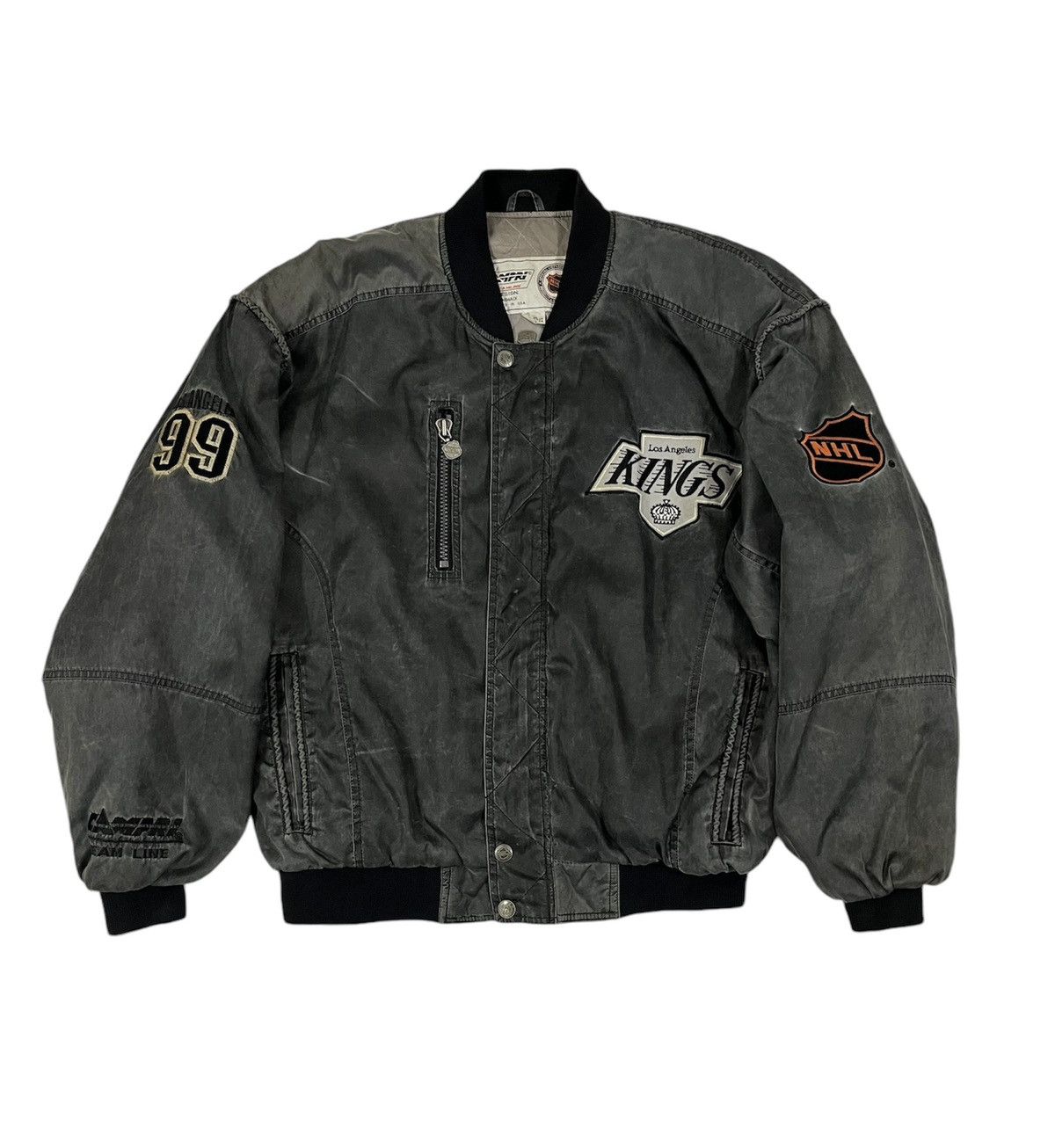 NHL × Vintage Vintage 80’s NHL Los Angeles King Varsity Jacket Size L Size US L / EU 52-54 / 3 - 2 Thumbnail