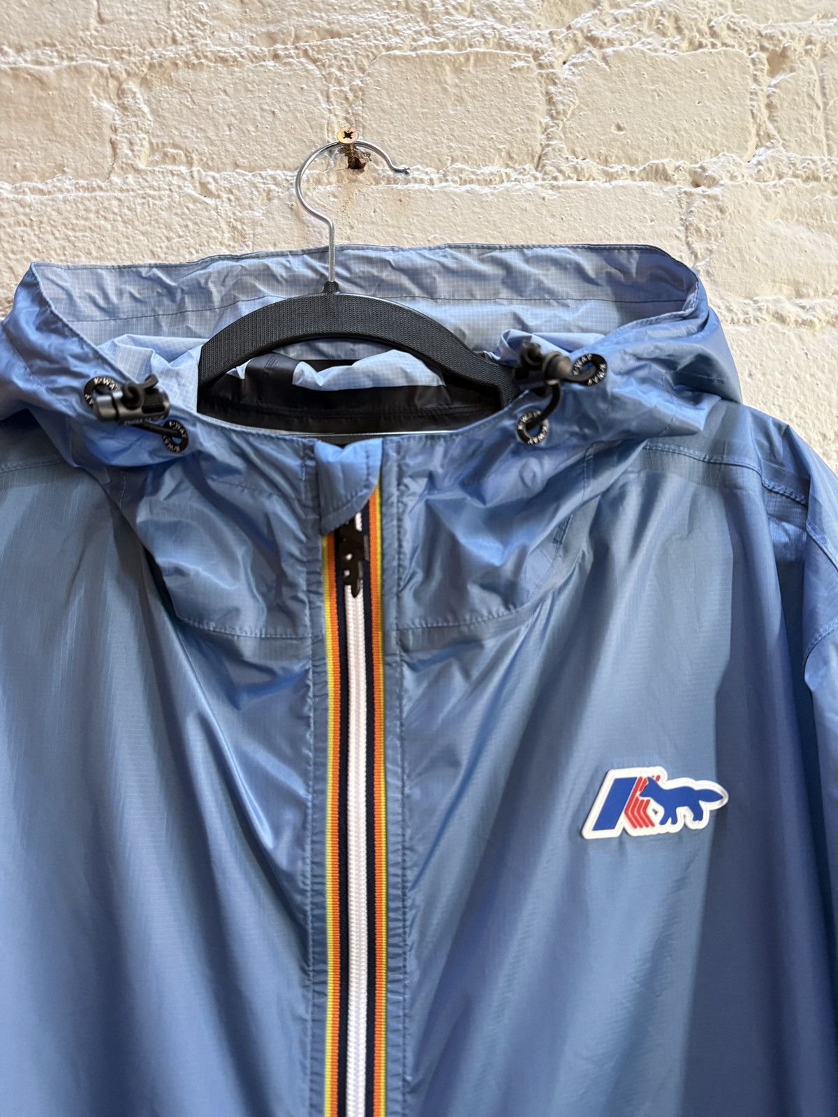 Maison Kitsune K-WAY Collab Packable Ripstop Nylon Jacket Size US XL / EU 56 / 4 - 2 Thumbnail
