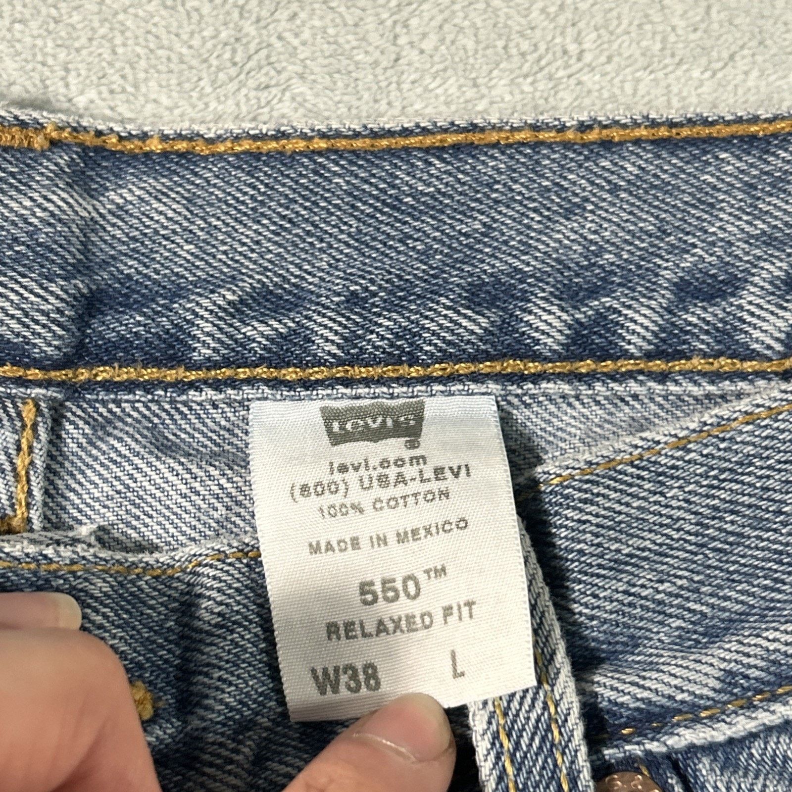 Levi's Levis 550 Baggy Shorts Jhorts Mens 38 Classic Relaxed Loose Size US 38 / EU 54 - 4 Thumbnail