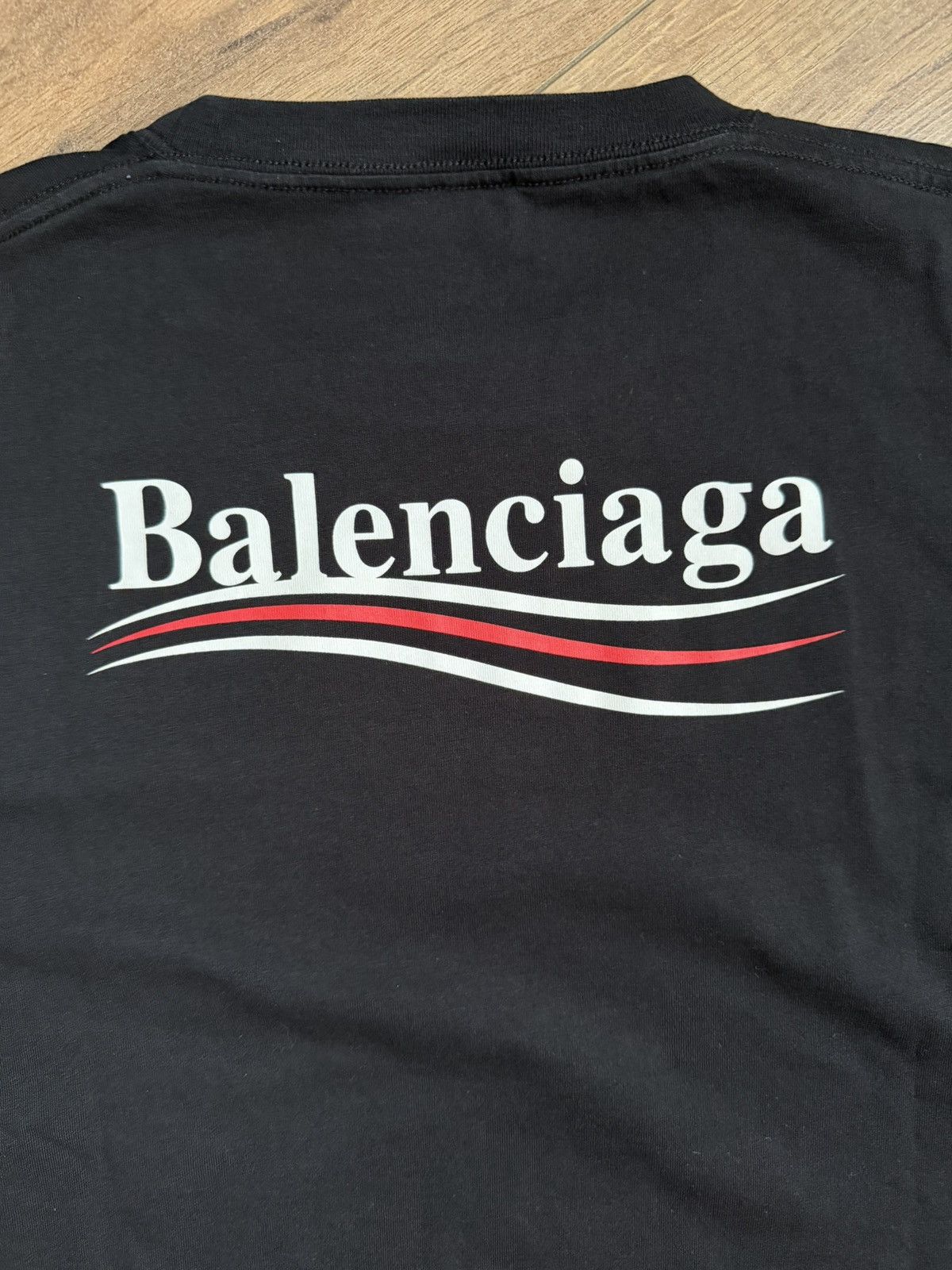 Balenciaga Balenciaga political T shirt, regular fit RRP$650 Size US L / EU 52-54 / 3 - 6 Thumbnail