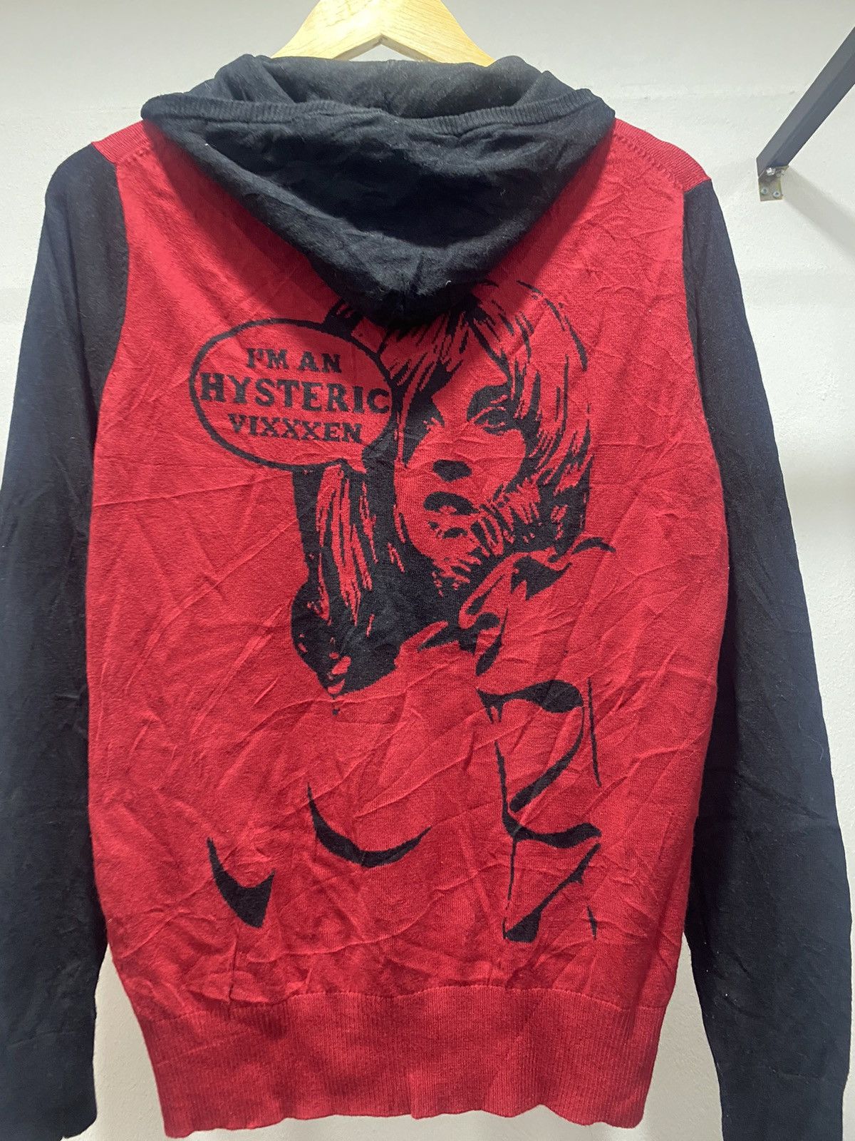 Hysteric Glamour Hysteric Glamour Knit Zipper Hoodie Punk Lgb Size US M / EU 48-50 / 2 - 3 Thumbnail