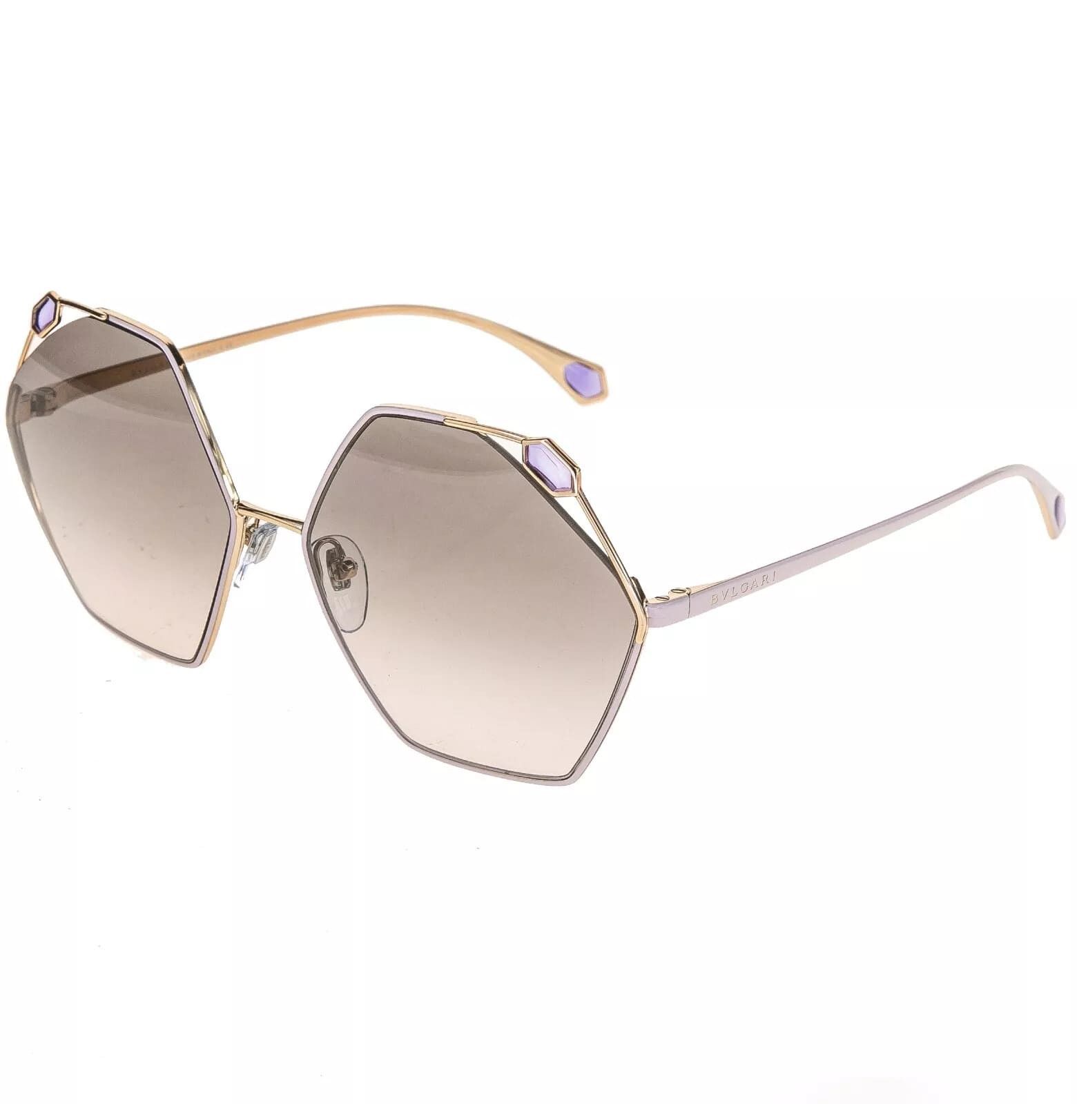 Bvlgari BVLGARI SERPENTEYES BV6160 Pink Enamel Jewel Sunglasses 6160 Size ONE SIZE - 4 Thumbnail