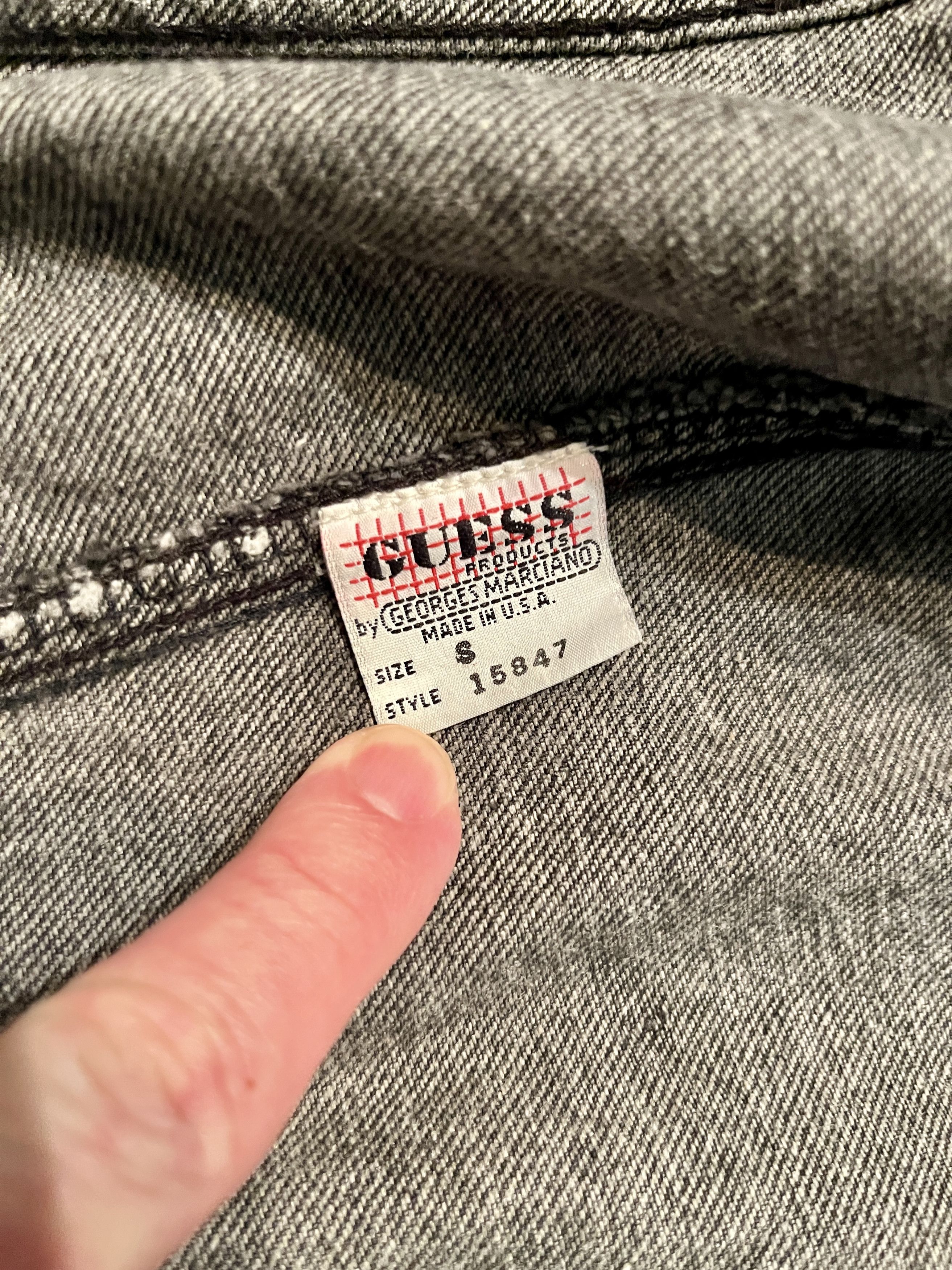 Guess Vintge 80s GUESS Georges Marciano Made in USA Denim Jacket S Size US S / EU 44-46 / 1 - 9 Thumbnail