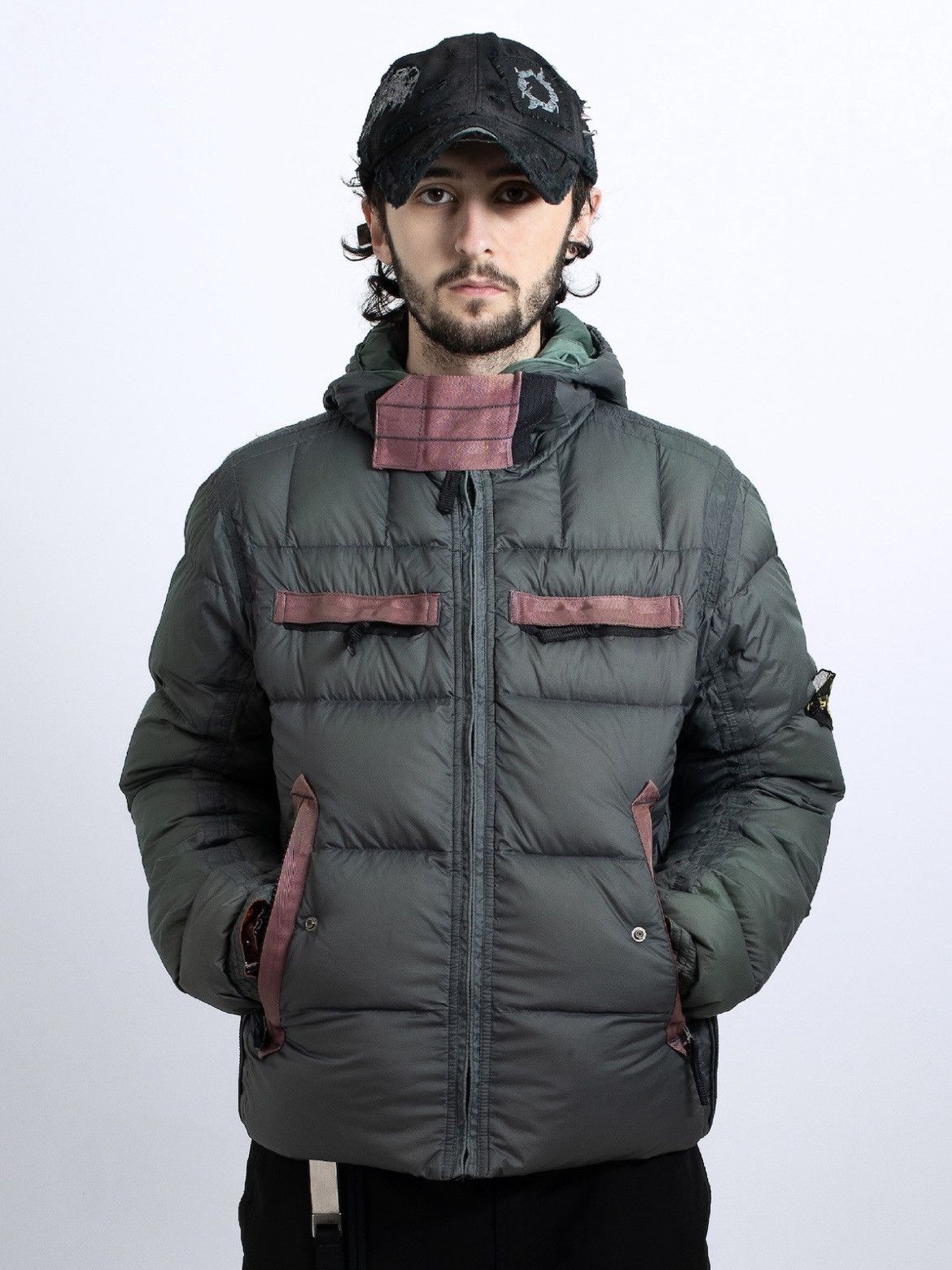 Stone Island Stone Island Cast Metal Leather Jacket Size US M / EU 48-50 / 2 - 1 Thumbnail