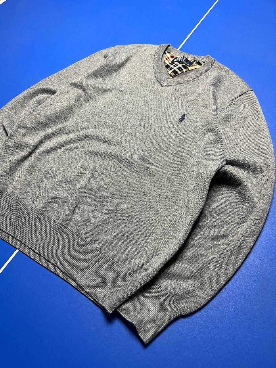 Polo Ralph Lauren Polo Ralph Lauren V-Neck Sweater (Grey) Size US M / EU 48-50 / 2 - 3 Thumbnail