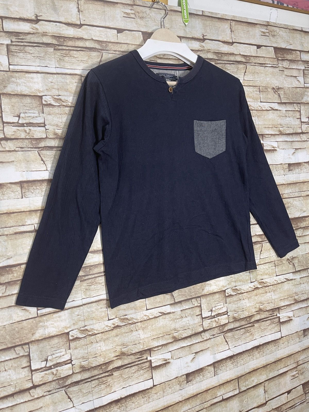 If Six Was Nine × Japanese Brand × Kansai Yamamoto Kansai Yamamoto Homme Long Sleeve Shirt Size Medium Size US M / EU 48-50 / 2 - 2 Thumbnail