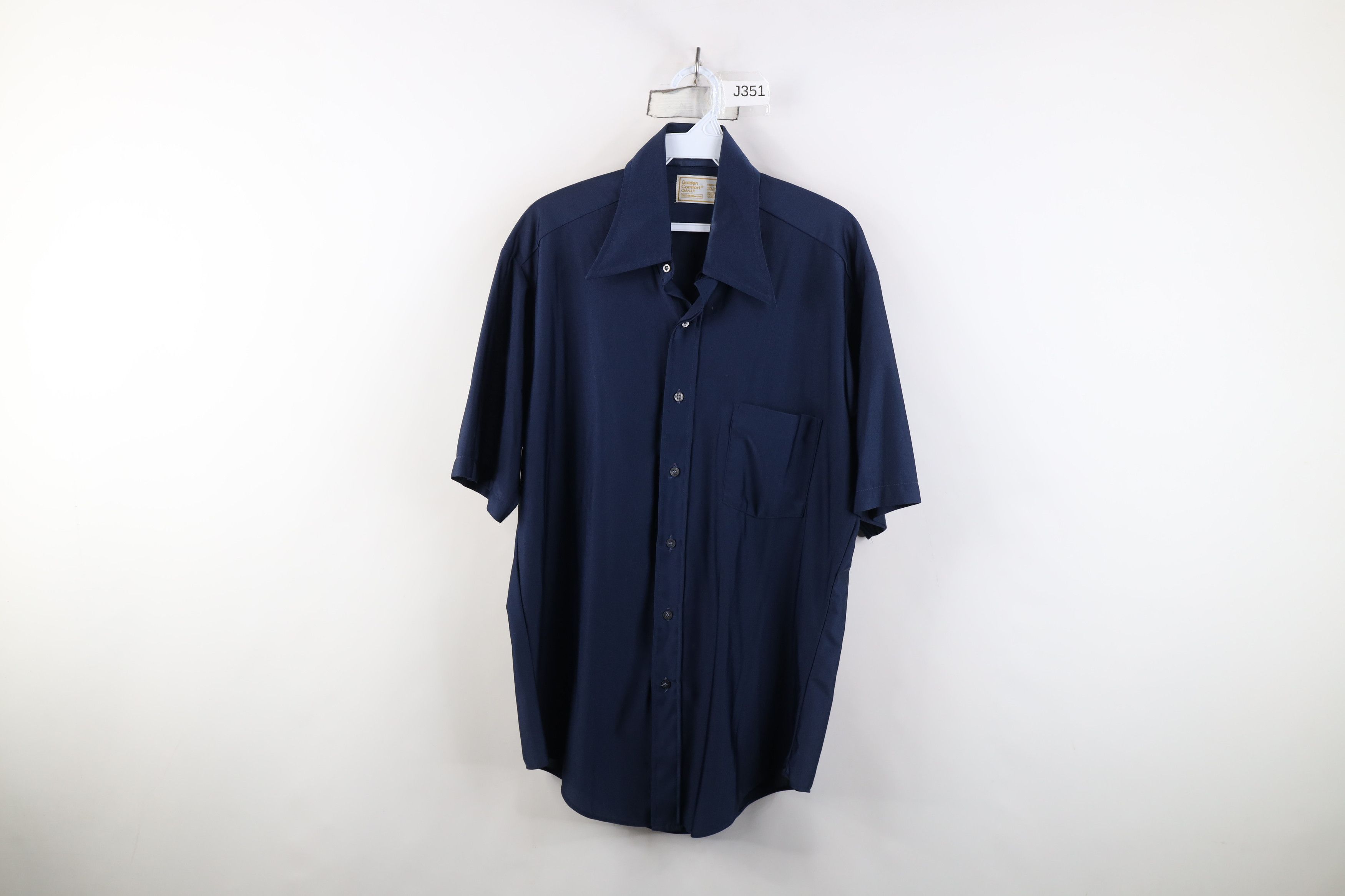 Vintage Vintage 70s Streetwear Short Sleeve Collared Button Shirt Size US M / EU 48-50 / 2 - 1 Thumbnail