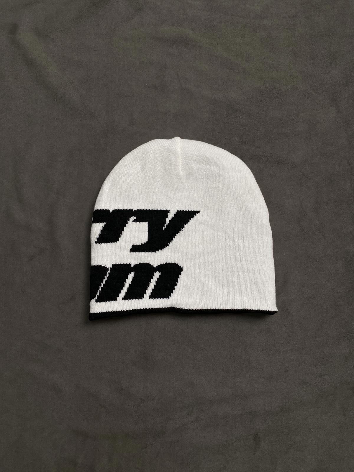 Japanese Brand Rare Sorry Mom Logo No Cuff Knit Reversible Beanie OS Size ONE SIZE - 4 Thumbnail