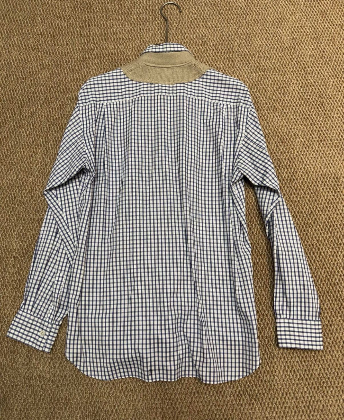 Comme des Garcons Comme des Garçons Knit Panel Plaid Shirt K23 Size US S / EU 44-46 / 1 - 5 Thumbnail