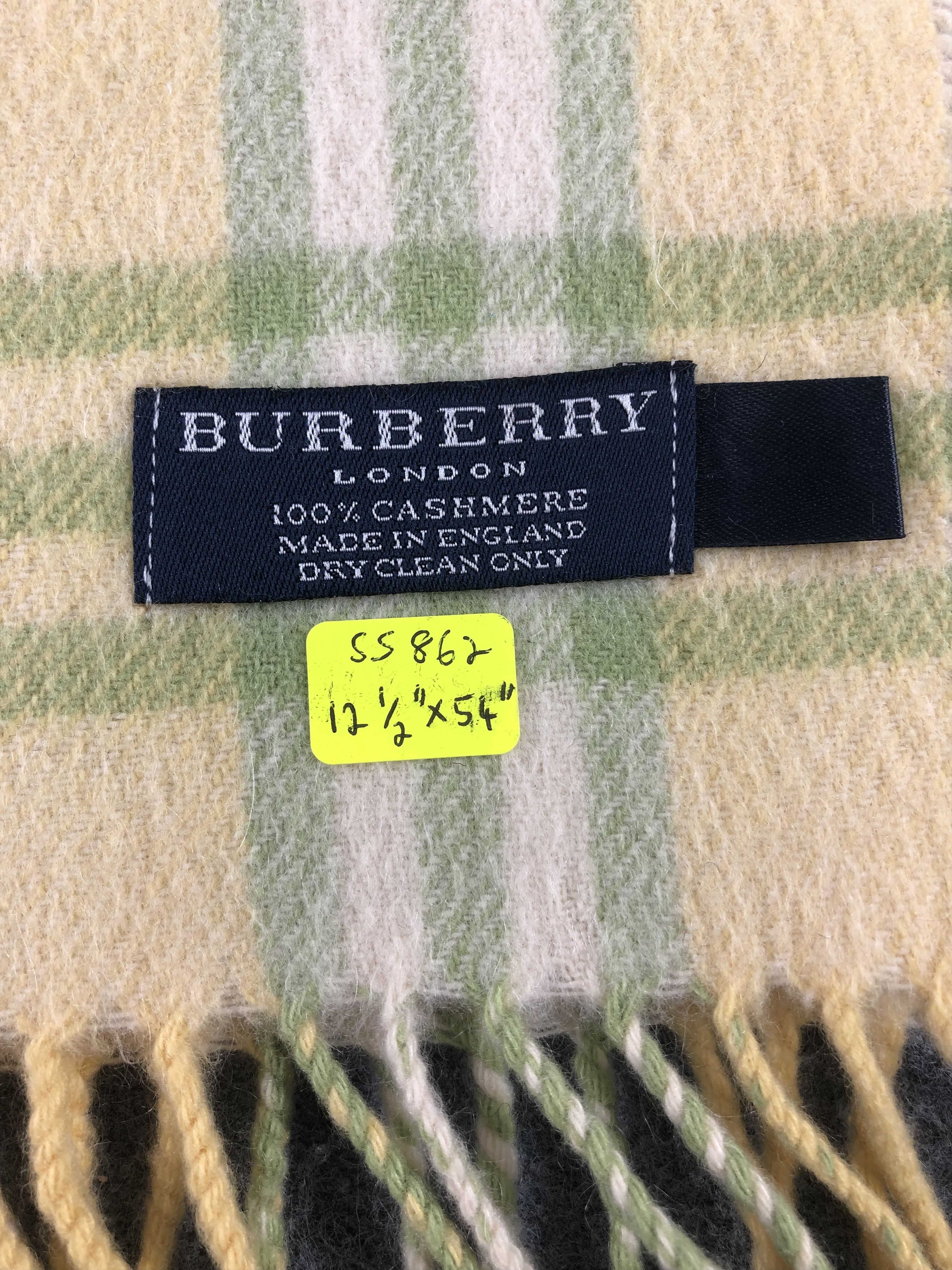 Burberry Burberry Cashmere Scarf / Muffler / Neckwear Size ONE SIZE - 4 Thumbnail