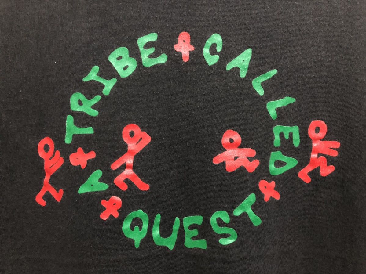Rap Tees × Vintage Y2K 🔥 A TRIBE CALLED QUEST HIP HOP LOGO RARE BOXY TEE Size US M / EU 48-50 / 2 - 5 Thumbnail