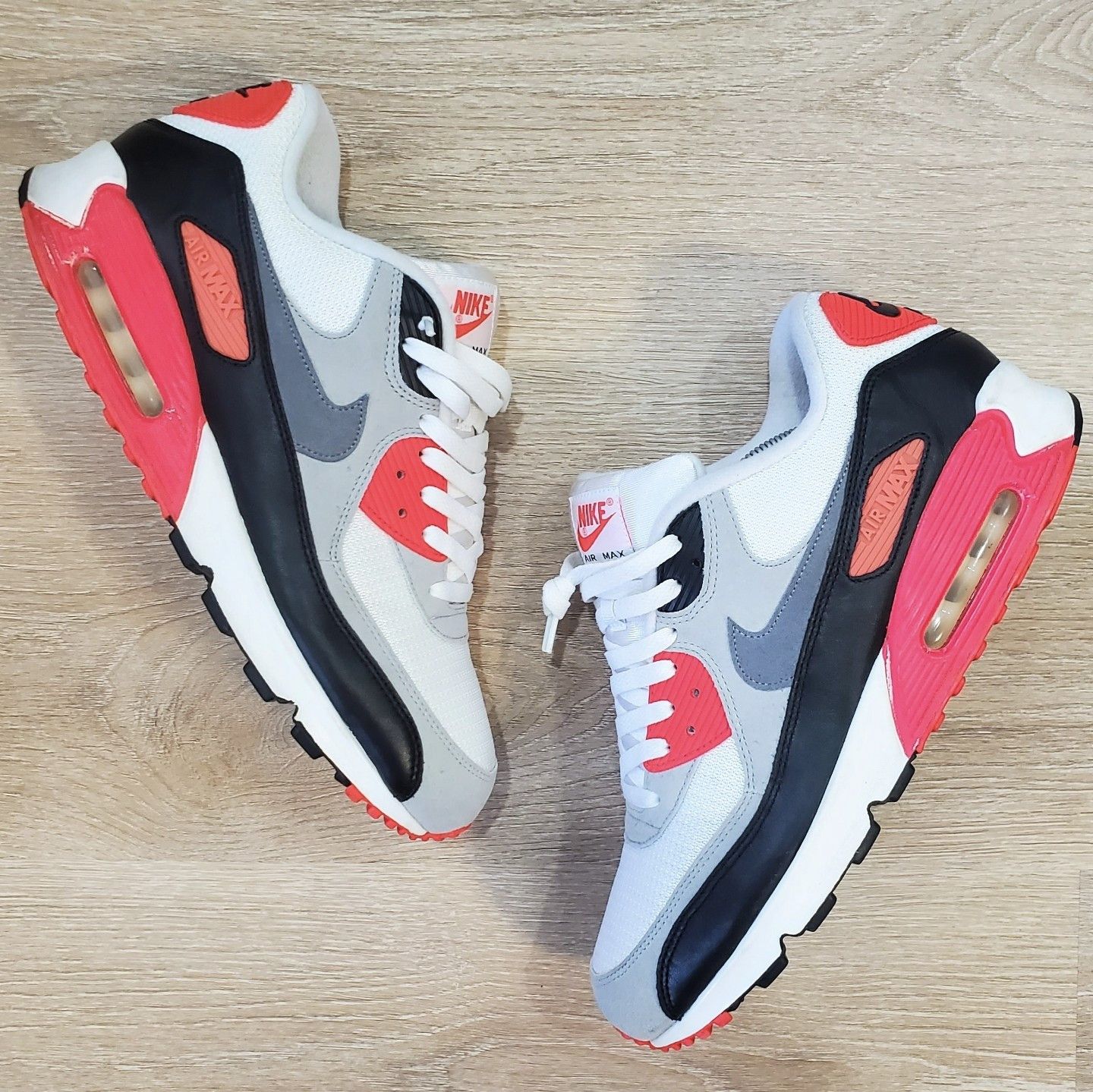 Nike Nike Air Max 90 OG Infrared 2015 Size 13 725233-106 EUC Size US 13 / EU 46 - 3 Thumbnail