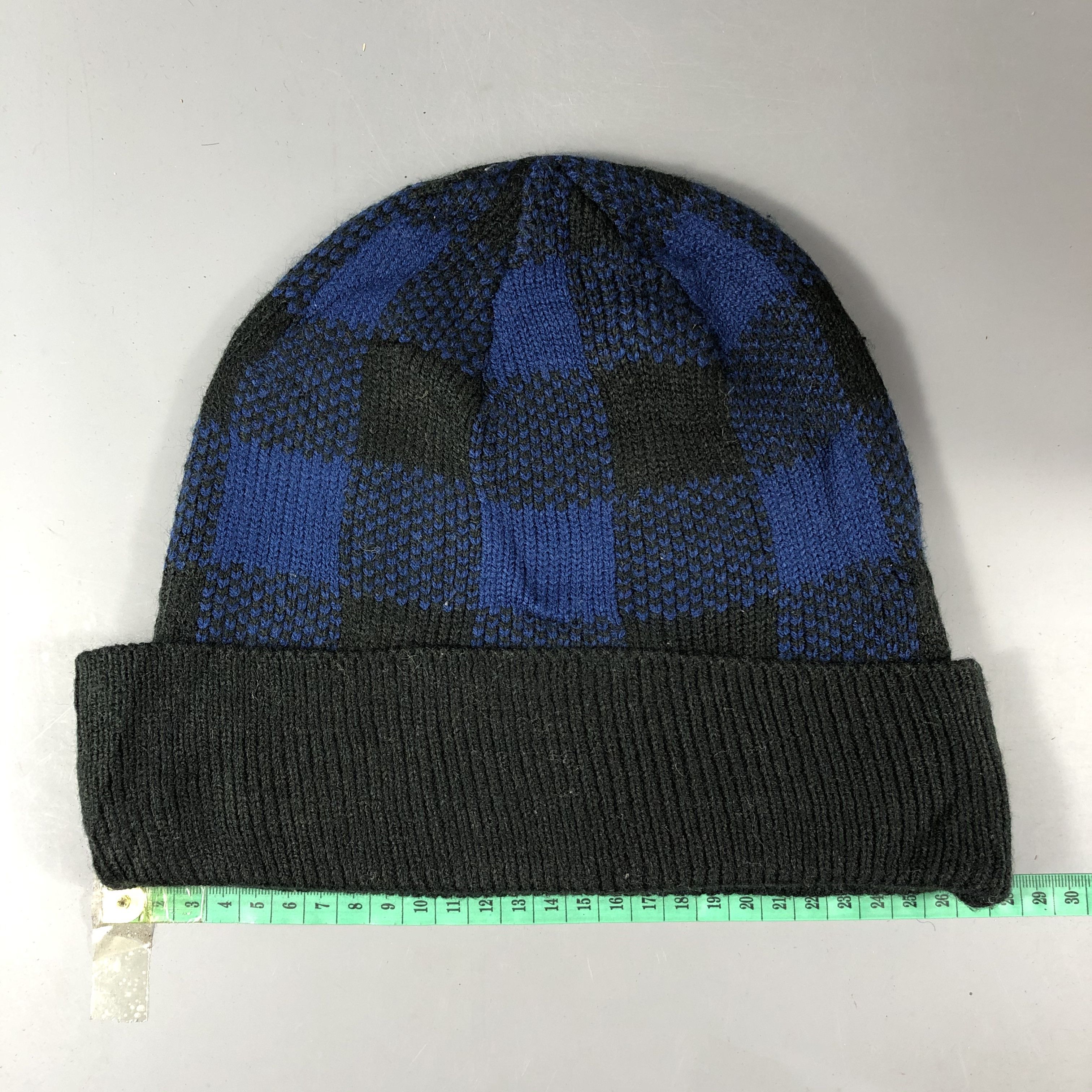 Japanese Brand Japanese Brand Checkerboard Beanie Size ONE SIZE - 3 Thumbnail