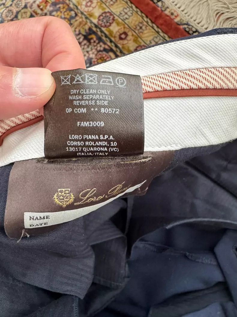Loro Piana LORO PIANA size50 Wool trousers Size 50L - 3 Thumbnail