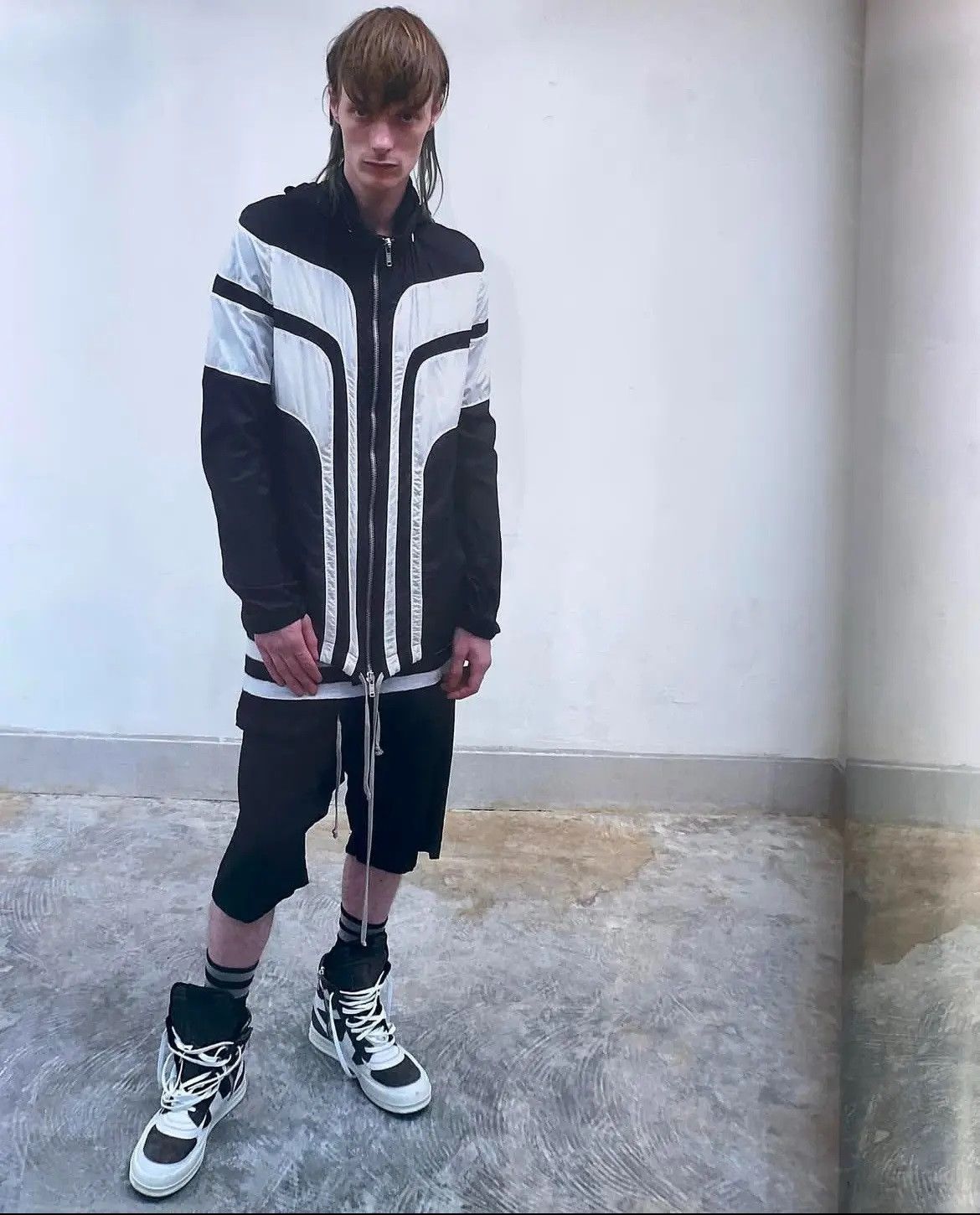 Rick Owens Rick Owens 03FW "TRUCKER" Runway Padded Pattern Jacket Size US S / EU 44-46 / 1 - 9 Thumbnail