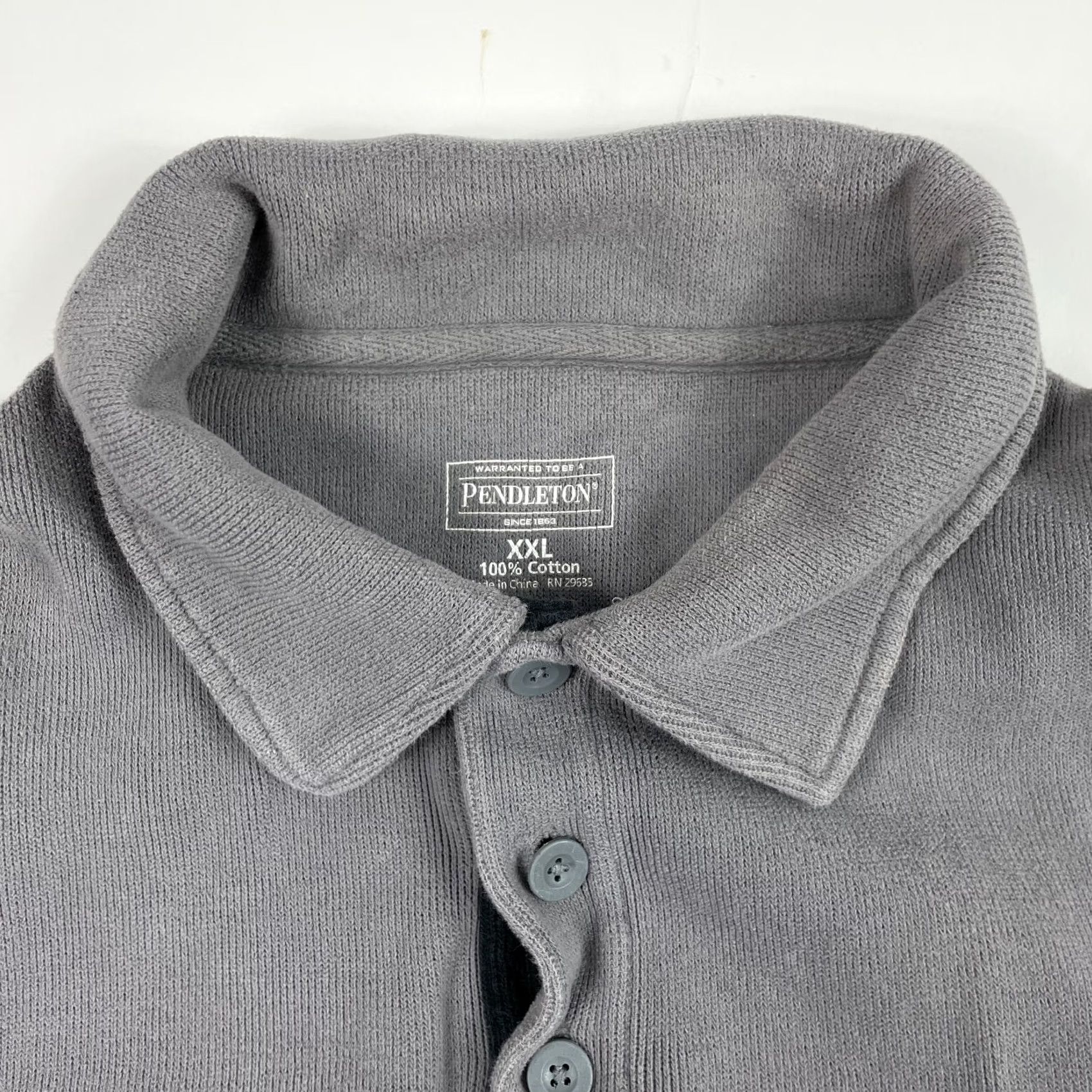 Pendleton Pendleton Sweater Mens 2XL XXL Gray Fleece Long Sleeve Pullover - Golfing Outdoor Casual Size US XXL / EU 58 / 5 - 7 Thumbnail