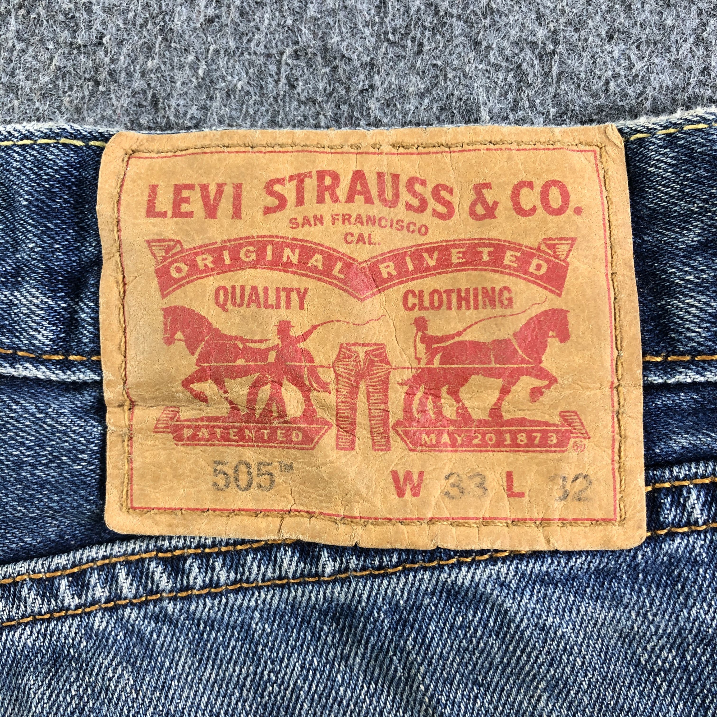 Levi's Vintage Blue Wash Levis 505 Jeans-J3148 Size US 35 - 5 Thumbnail