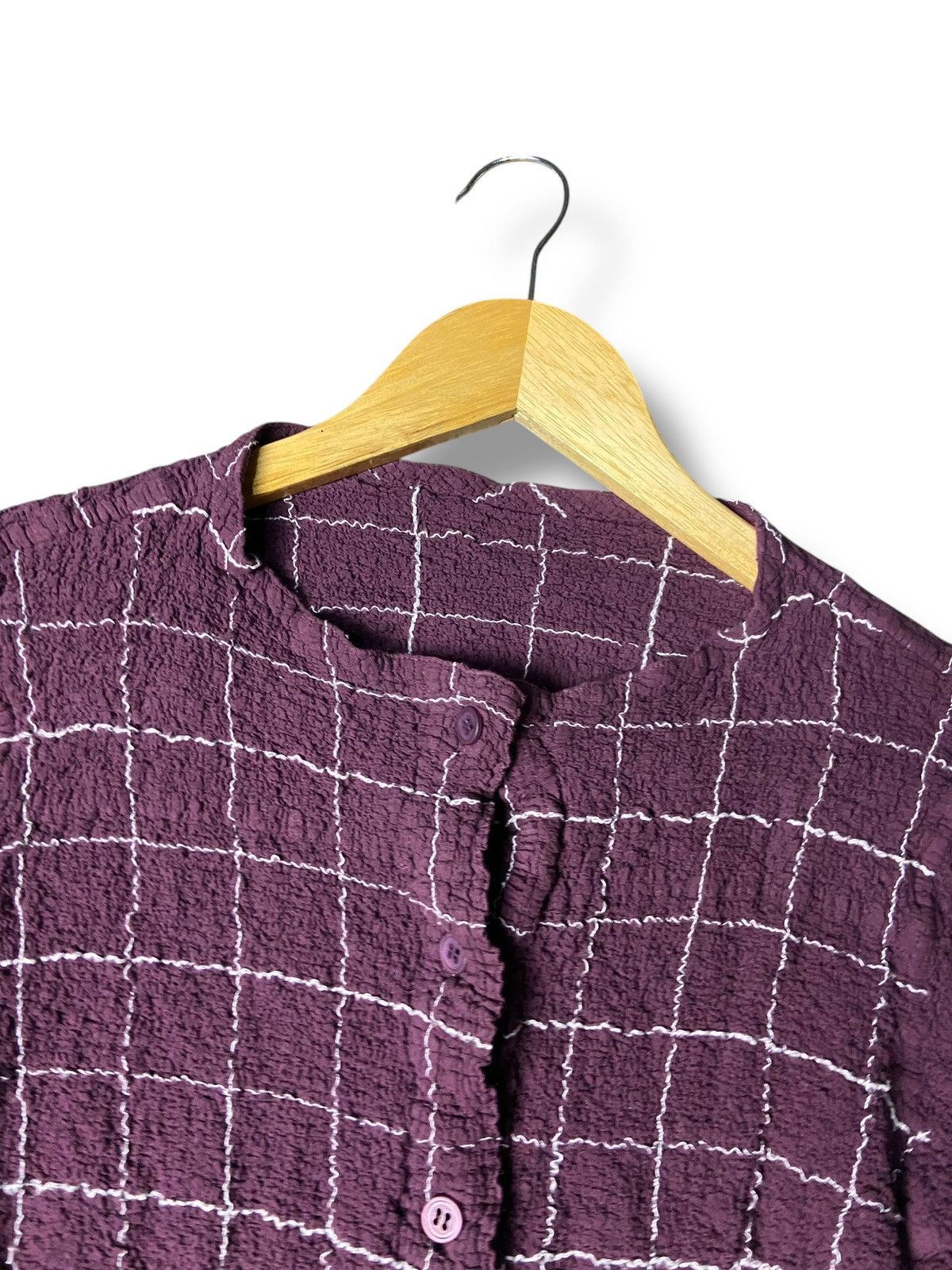 Issey Miyake ME + Issey Miyake Textured Cardigan with Buttons (167) Size XS / US 0-2 / IT 36-38 - 6 Thumbnail
