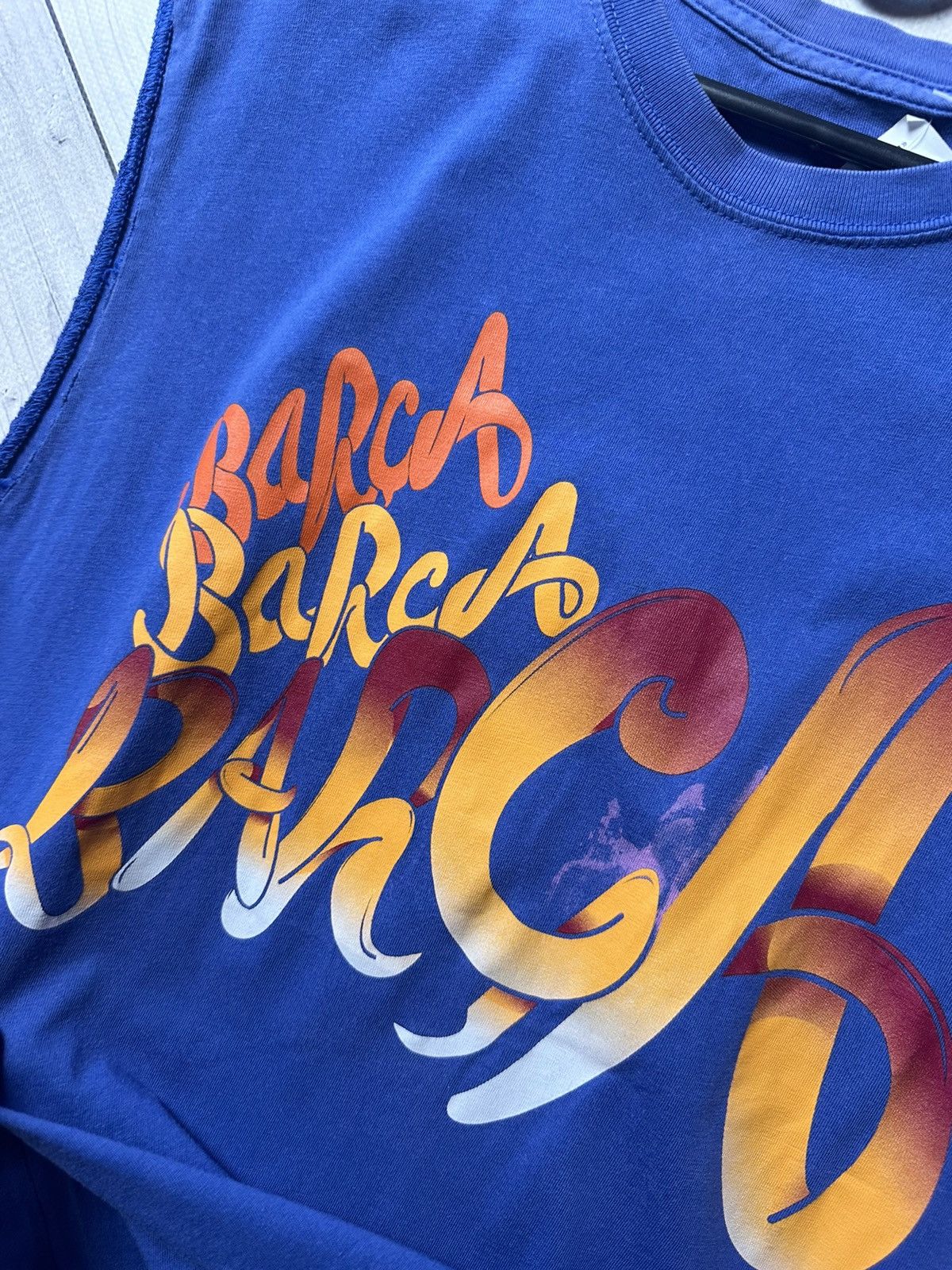 Vintage Vintage Nike Barcelona soccer tee blue size M Size US M / EU 48-50 / 2 - 5 Thumbnail