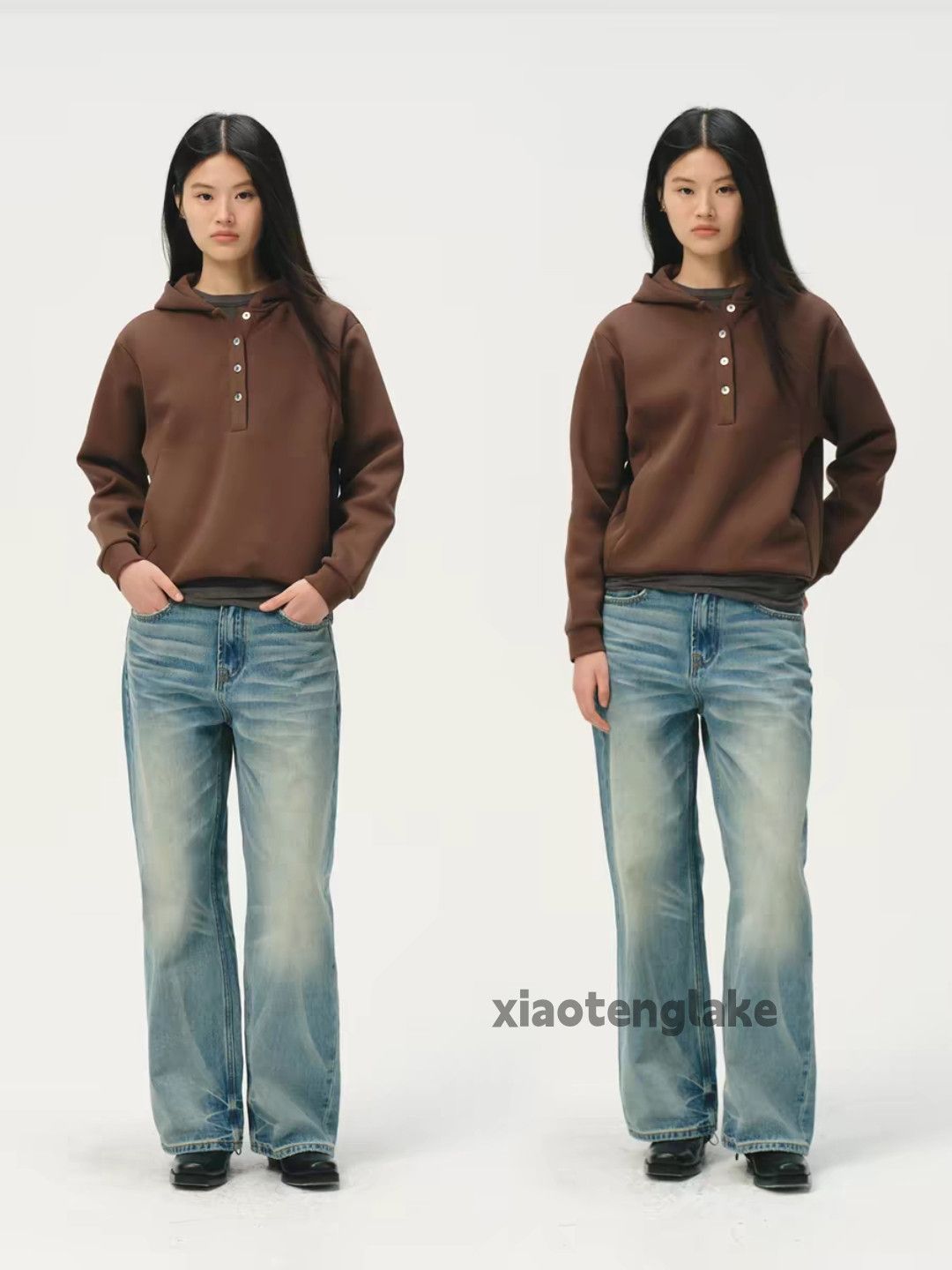 Jean Custom washed faded cleanfit yuppie loose y2k jeans Size US 30 / EU 46 - 5 Thumbnail