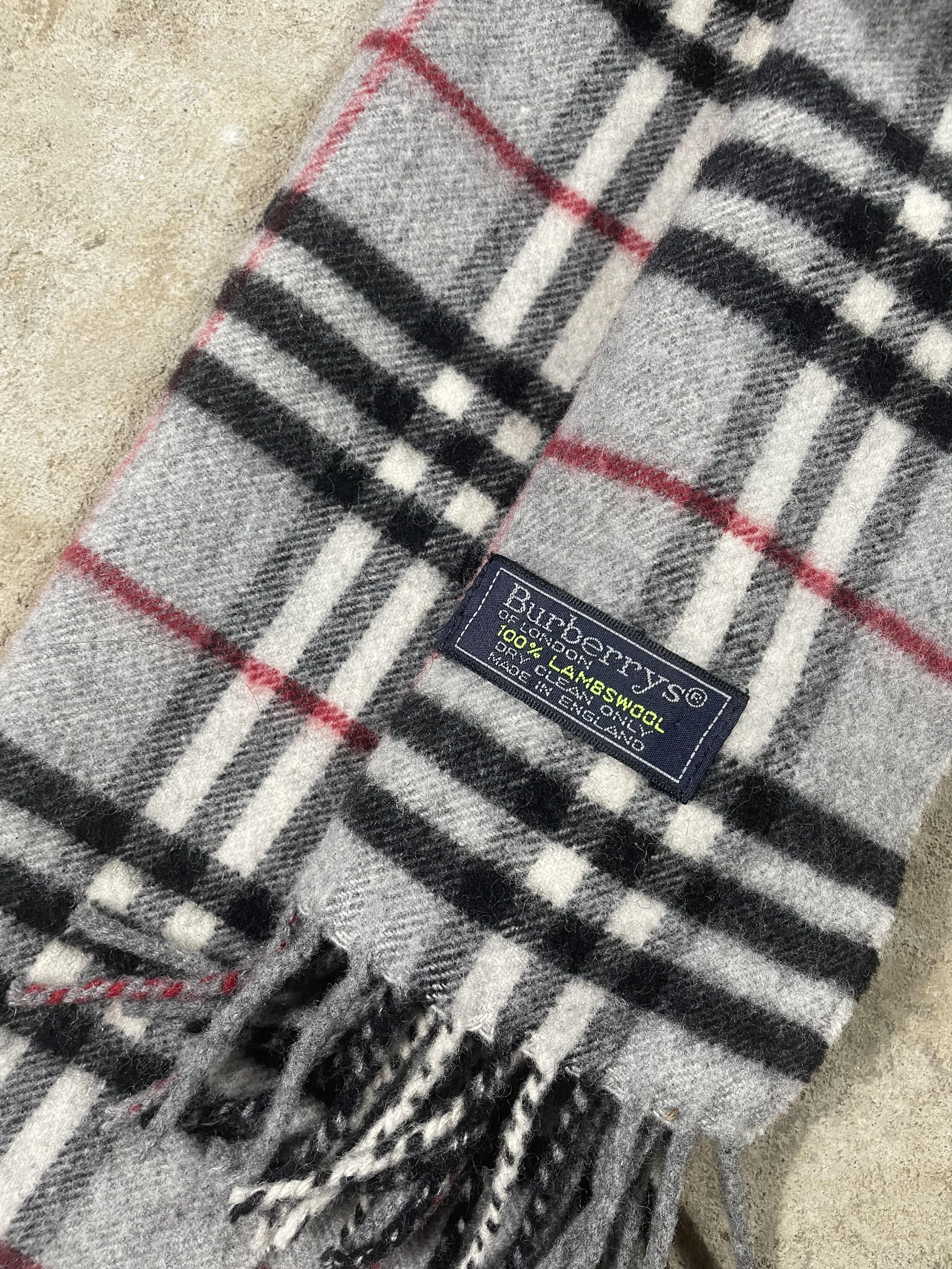 Burberry Burberry Lambwool Scarf Size ONE SIZE - 5 Thumbnail