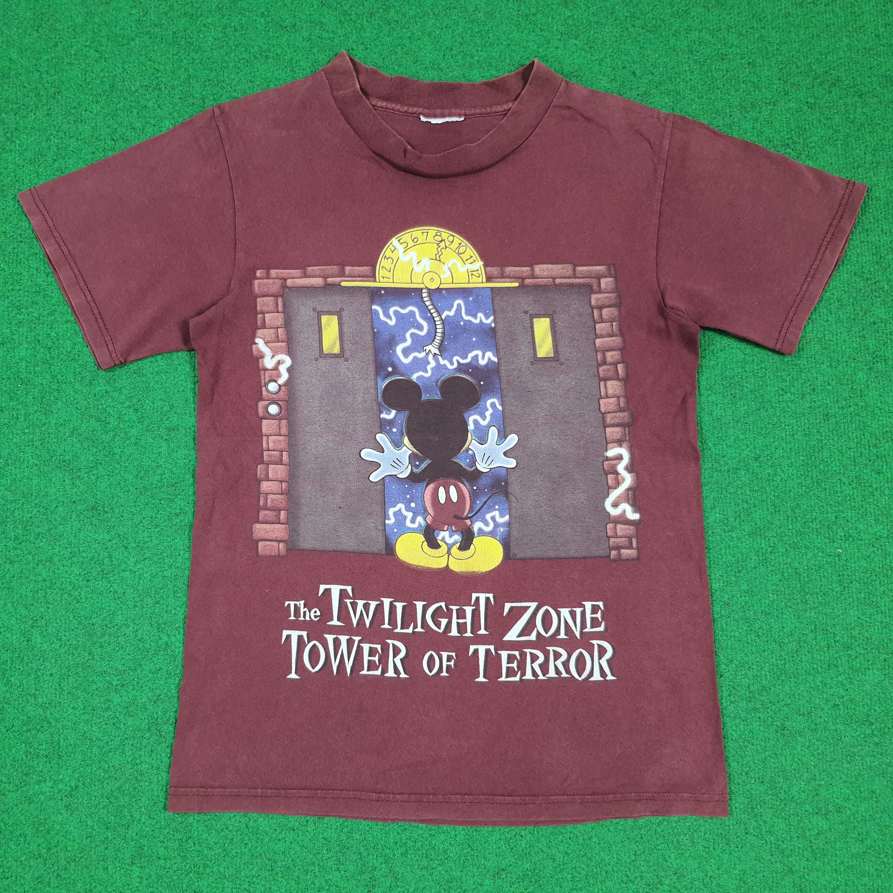 Disney Vintage Disney Mickey Mouse Tower of Terror Tshirt C294N20 Size US S / EU 44-46 / 1 - 1 Thumbnail