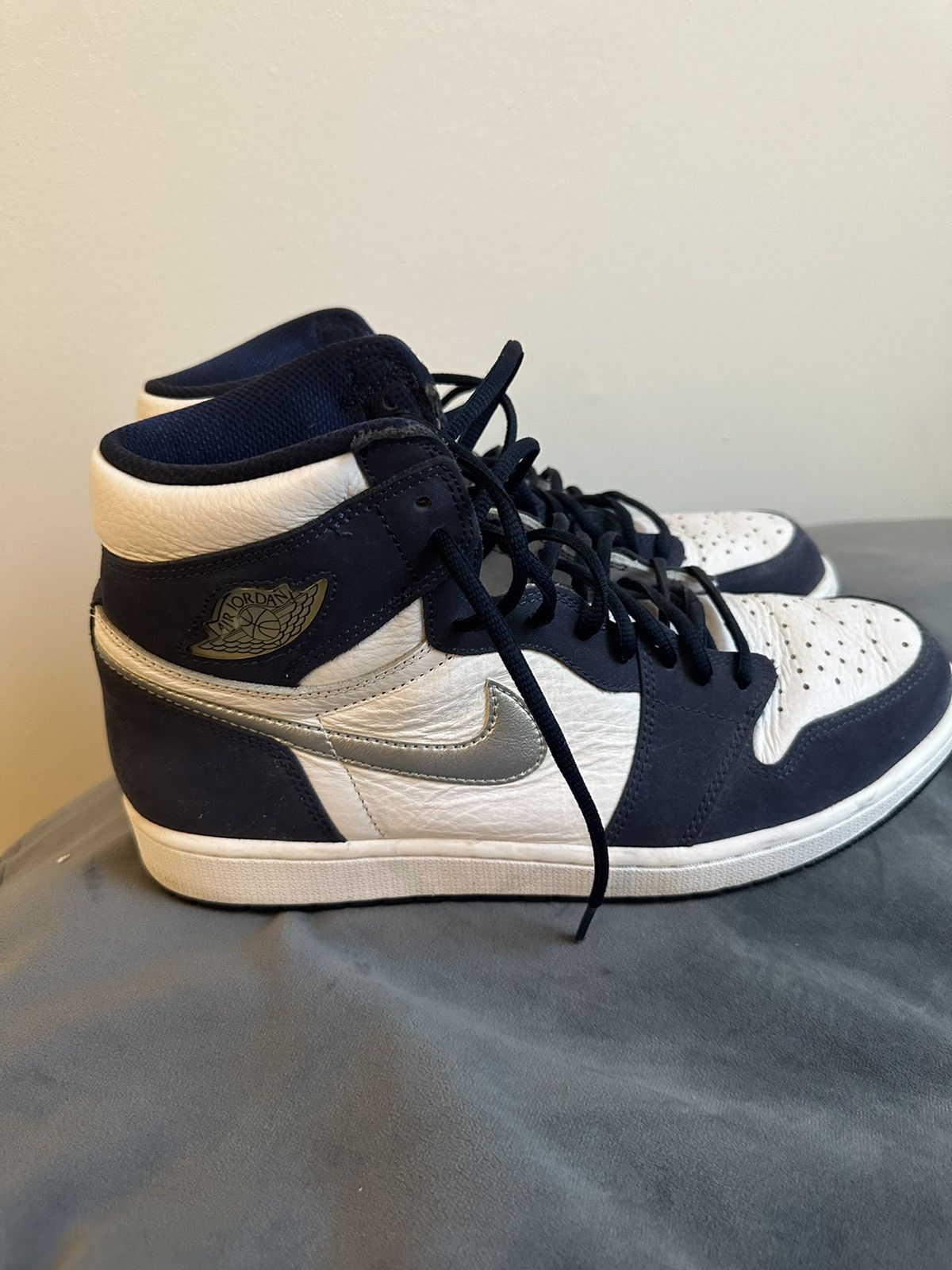 Jordan Brand Jordan 1 Retro High CO.JP Midnight Navy 2020 Size US 12 / EU 45 - 2 Thumbnail
