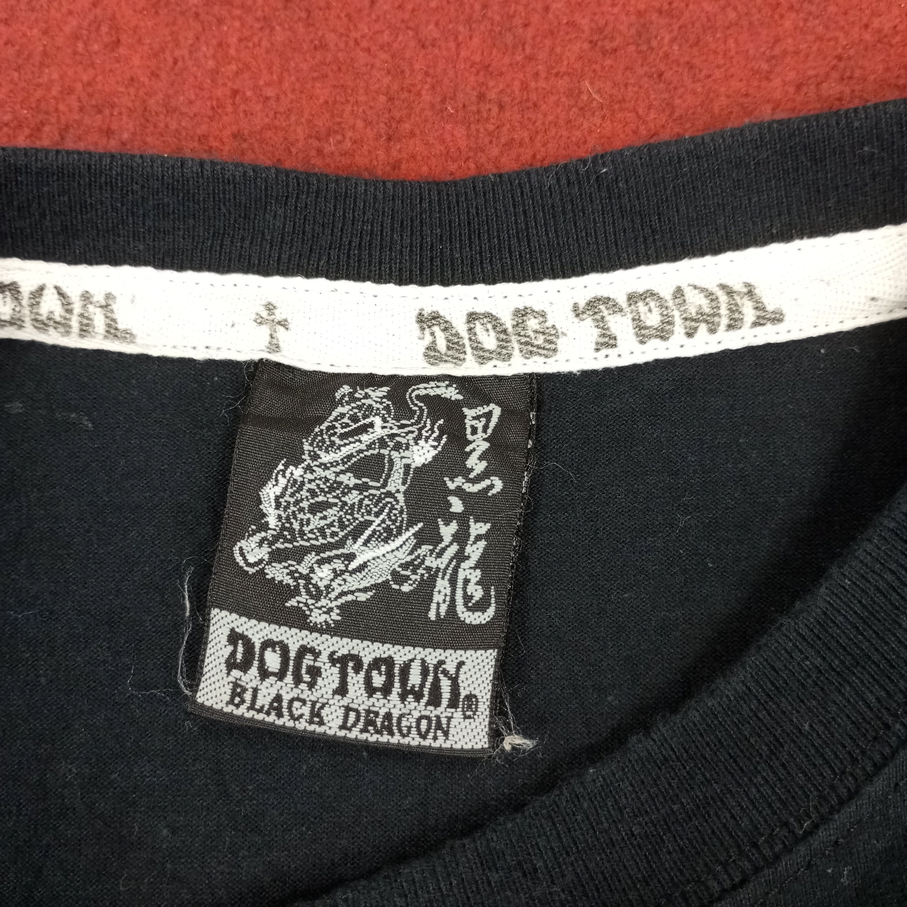 Dogtown × Vintage Dogtown Black Dragon Streetwear Skateboard Style Tshirt Size US XXL / EU 58 / 5 - 6 Thumbnail