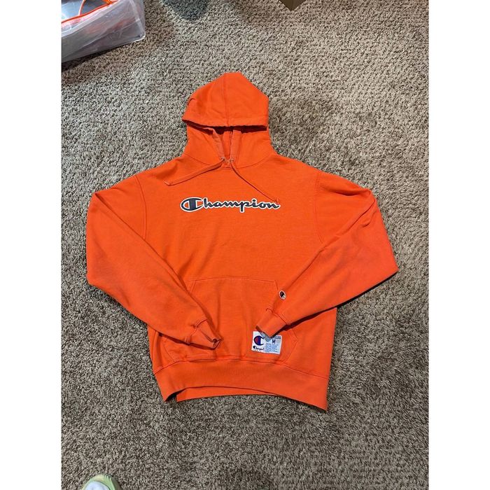 Blue and best sale orange champion hoodie