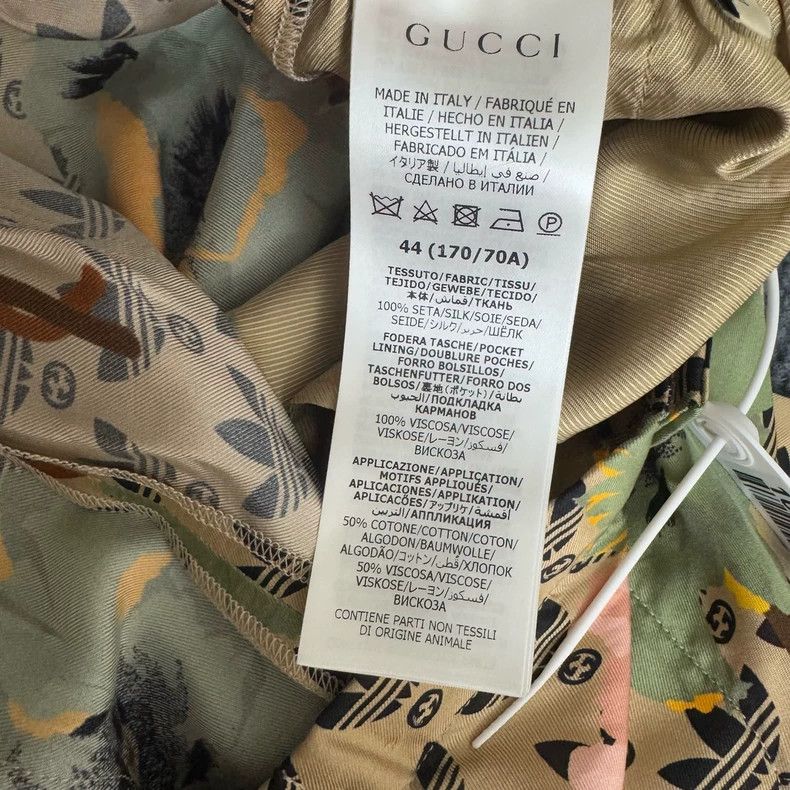 Gucci Gucci Clover co-branded full-print silk shorts 2502-Nextarr Size US 28 / EU 44 - 4 Thumbnail