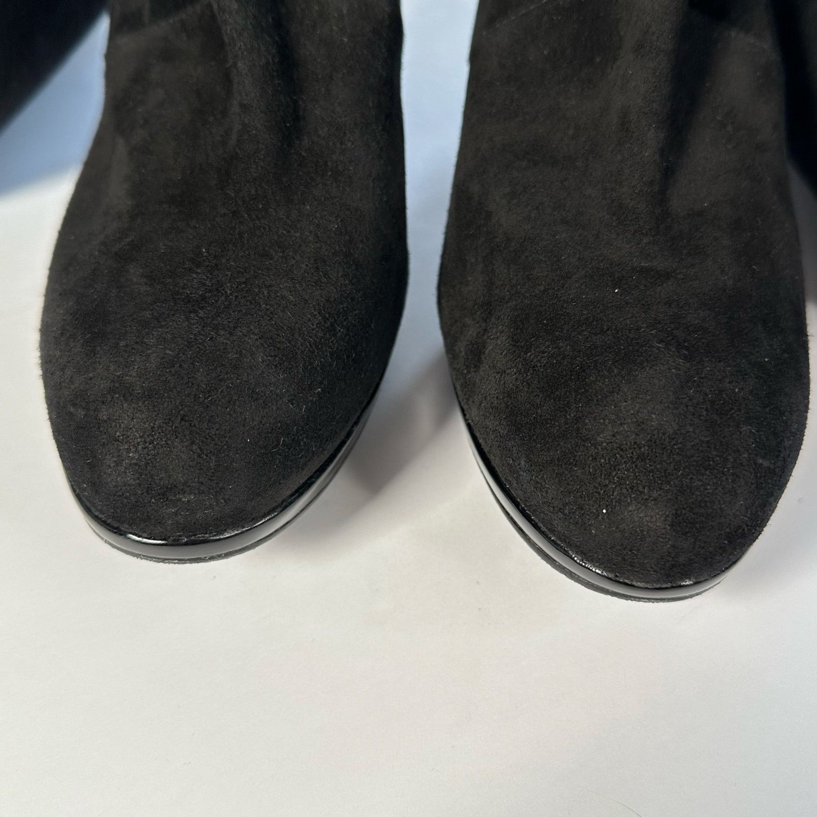 Stuart Weitzman STUART WEITZMAN Black Stiletto Heel, Suede, Knee High Boots Size US 10 / IT 40 - 6 Thumbnail
