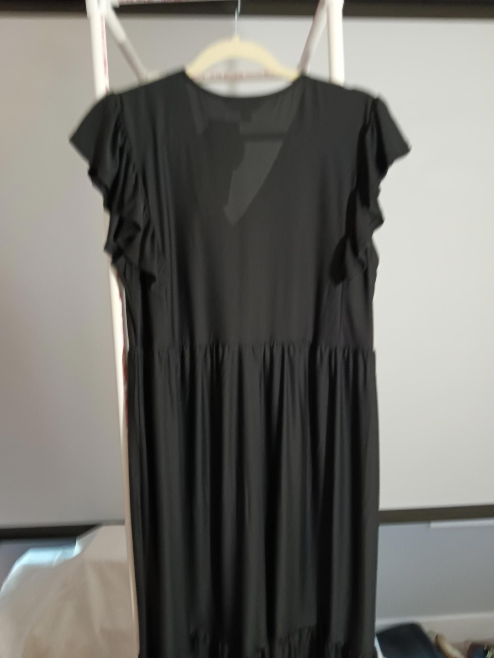 Designer La Mer Luxe Elegant Black Maxi Dress Size S / US 4 / IT 40 - 4 Thumbnail