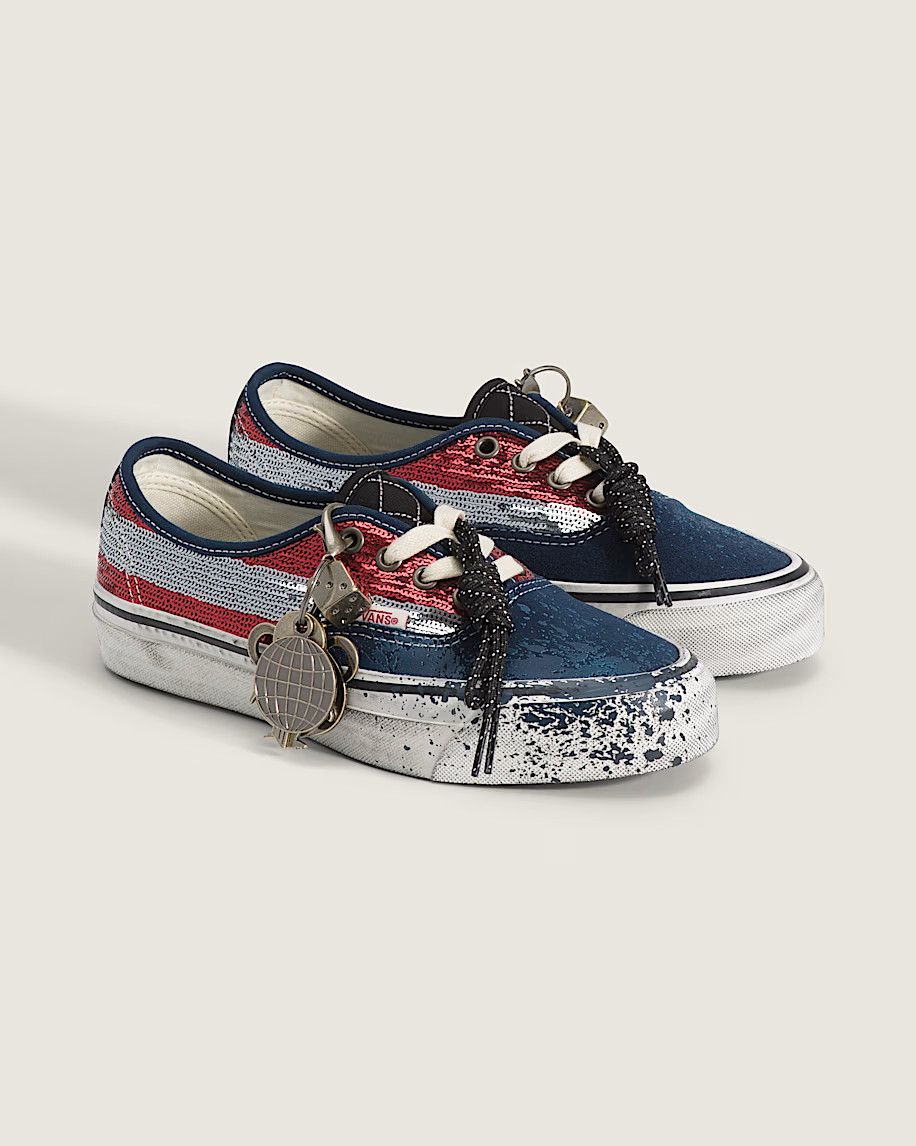 Vans Vans Premium Authentic La Habana Red Navy Size US 12 / EU 45 - 2 Thumbnail